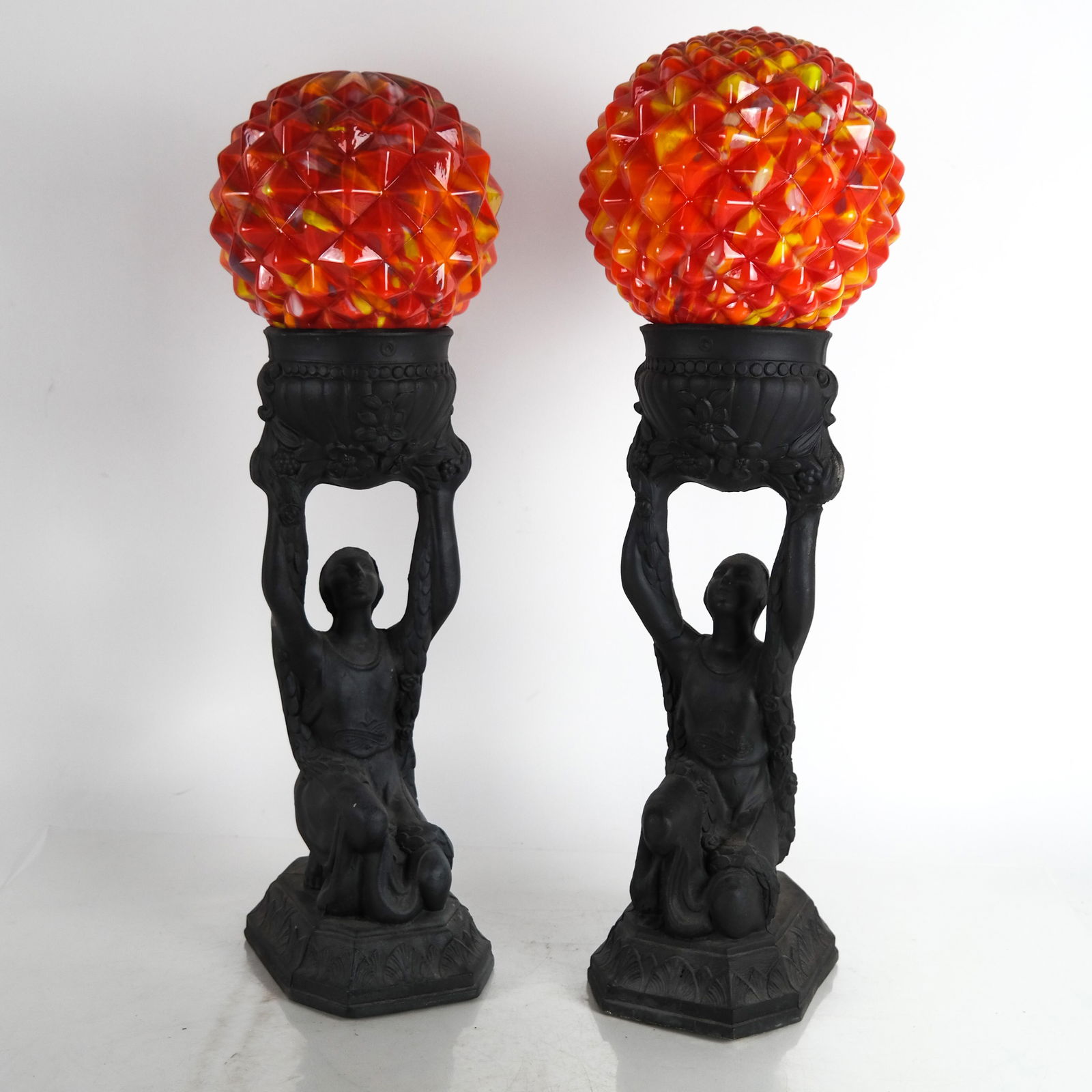 Two Metal Figural Scuptures as Lamps (1 of 13)