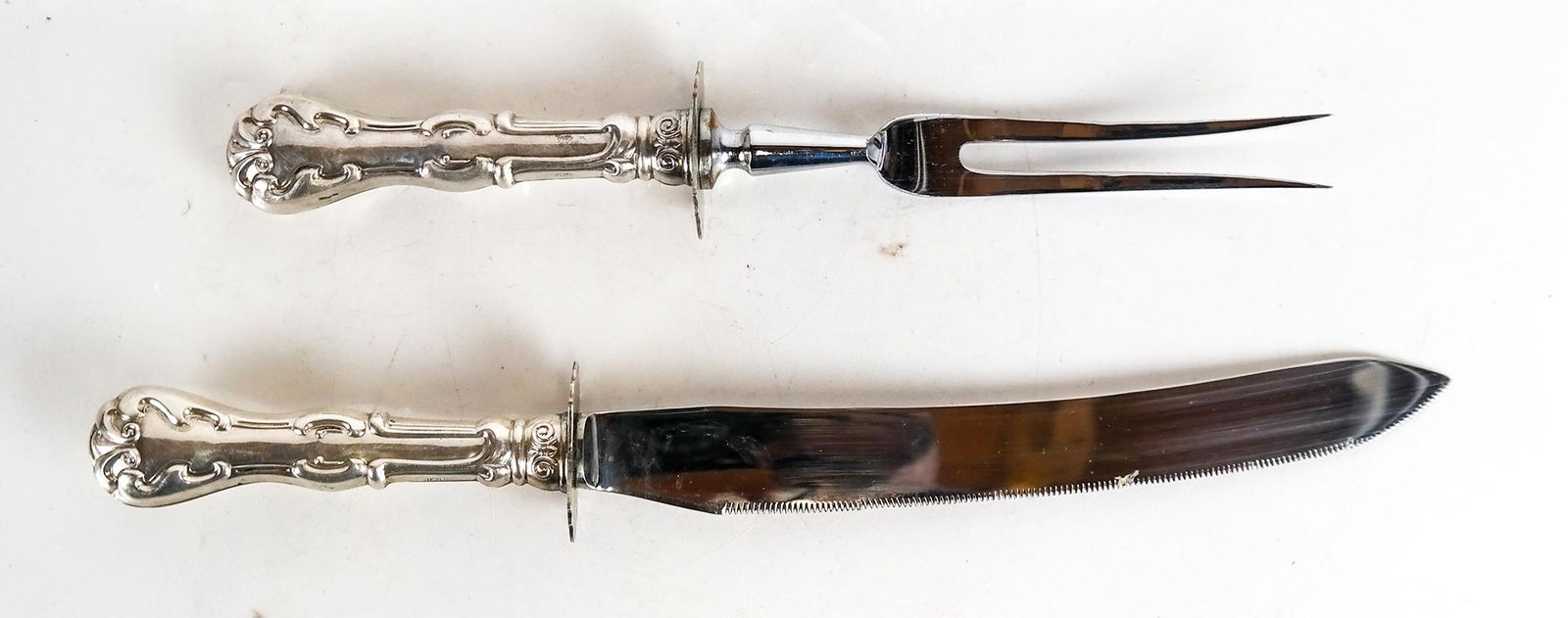 Sterling Silver-Handled Carving Set (1 of 6)