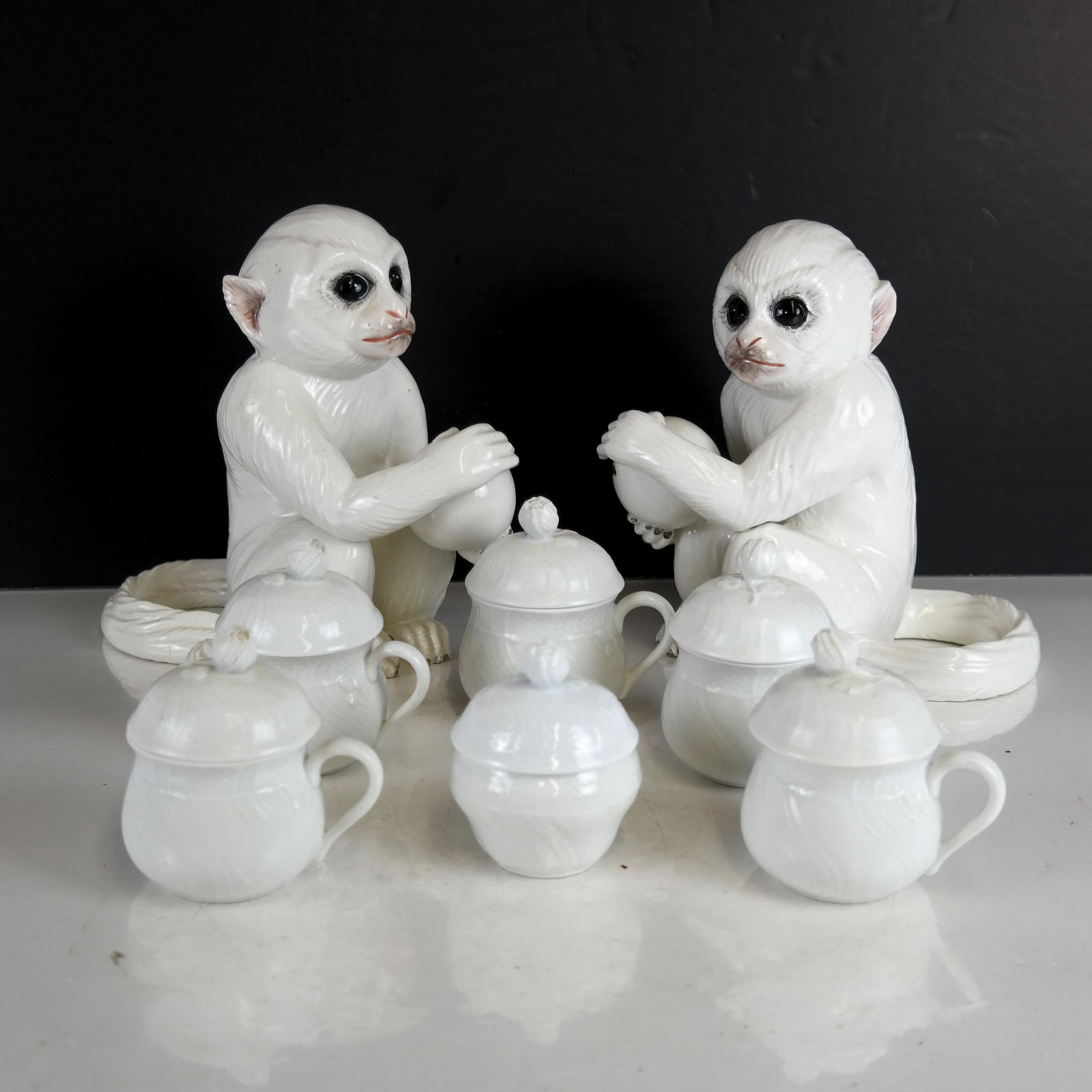 Mottahedeh, Ginori: Cups, Monkeys (1 of 8)