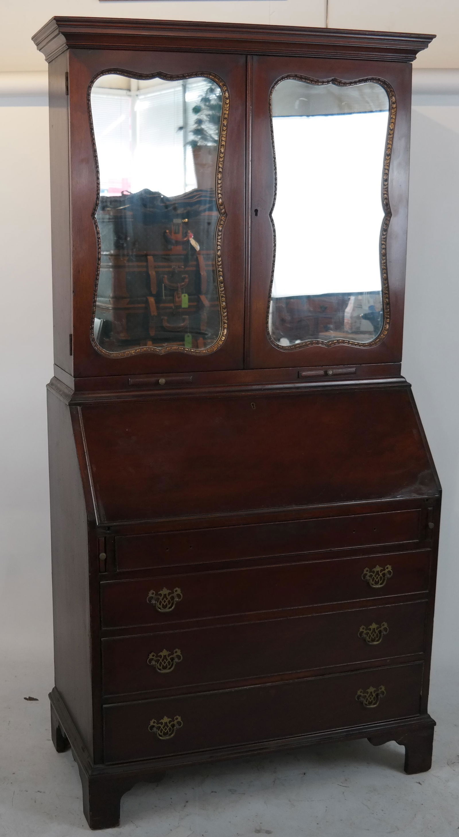 Antique American Two-Part Secretary Desk (1 of 6)