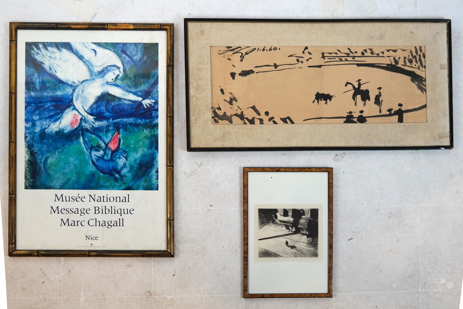 Chagall Poster, Picasso Print & Hopper Print (1 of 7)