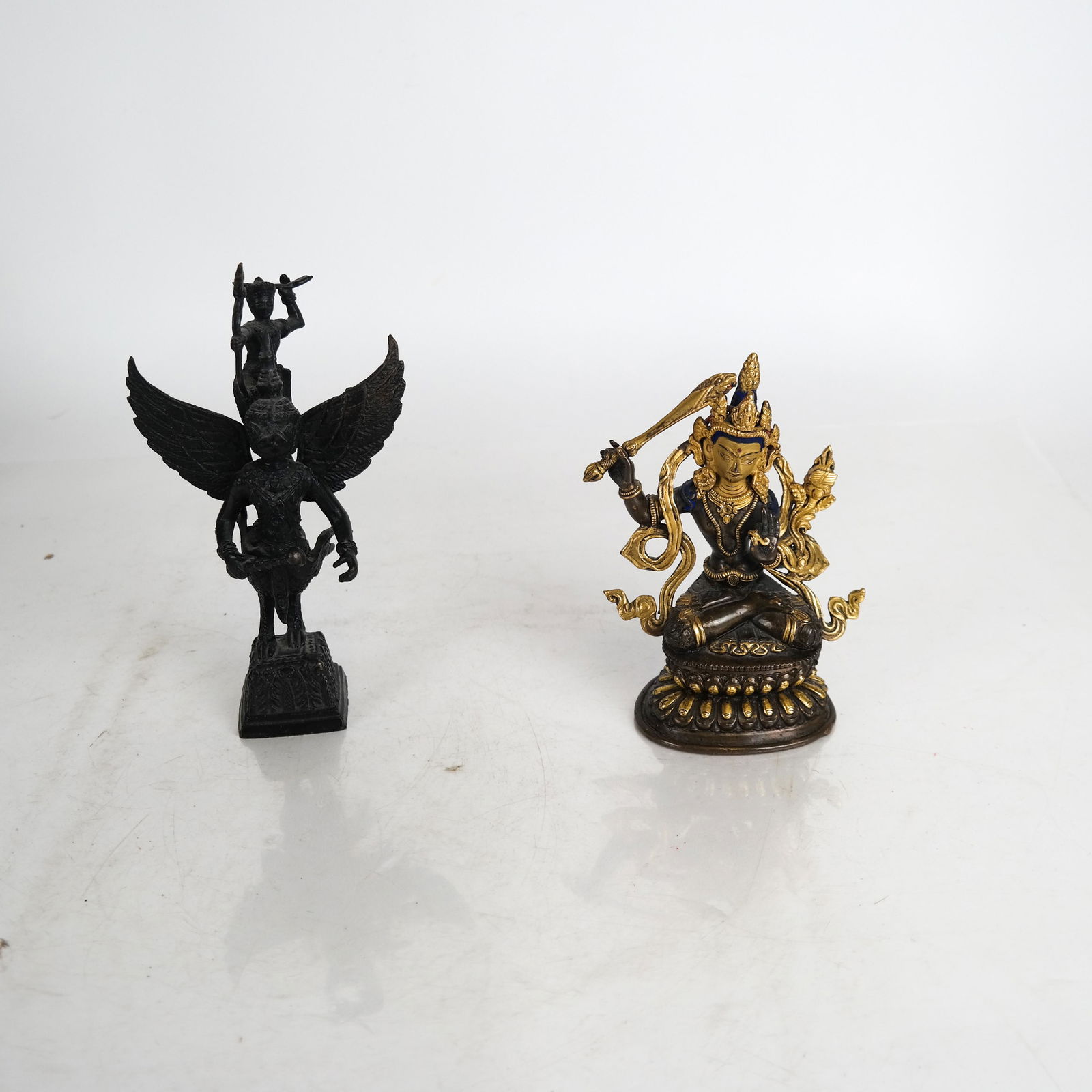 Two Asian Bronze Sculptures (1 of 8)