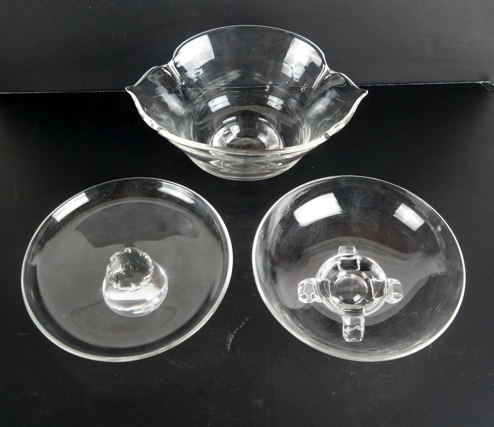 Three Signed Steuben Crystal Items (1 of 6)