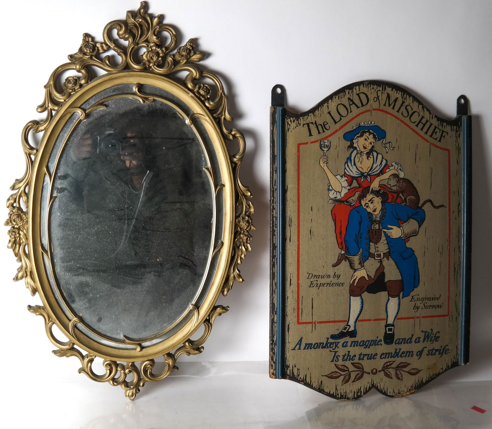 Advertising Sign & A Composite Mirror (1 of 5)