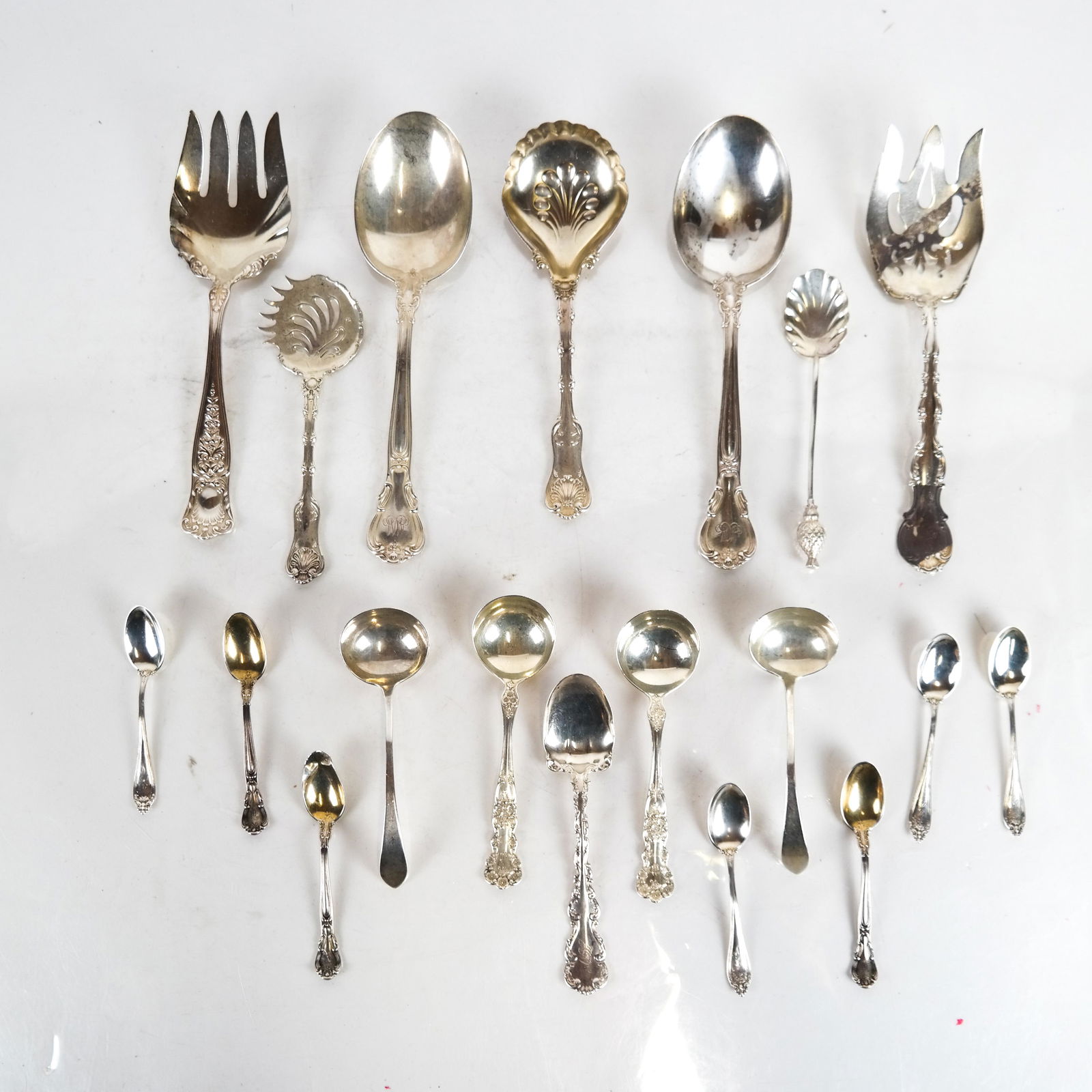 19 Pcs. Sterling Silver Flatware & Serving Pcs. (1 of 4)