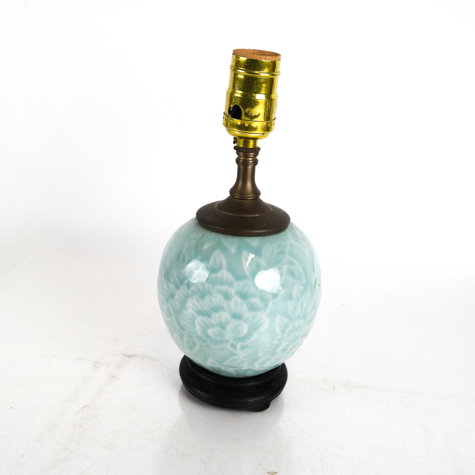 Blue Celadon-Style Asian Lamp (1 of 4)