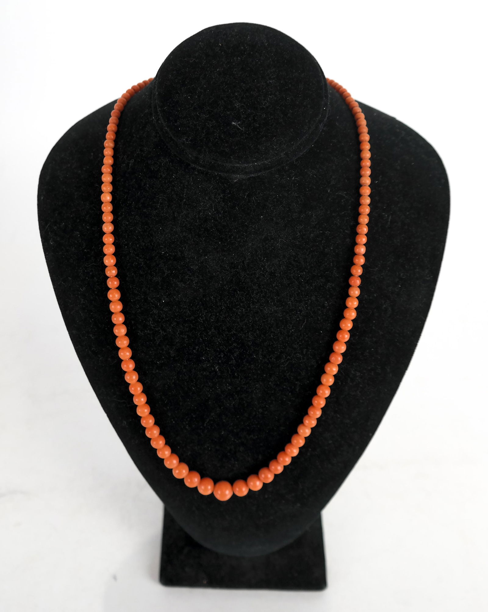 Victorian Salmon Coral Necklace (1 of 4)