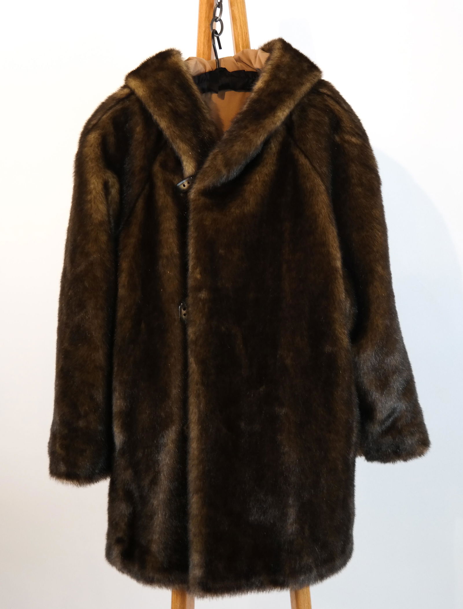 Fur Hooded Coat (1 of 4)