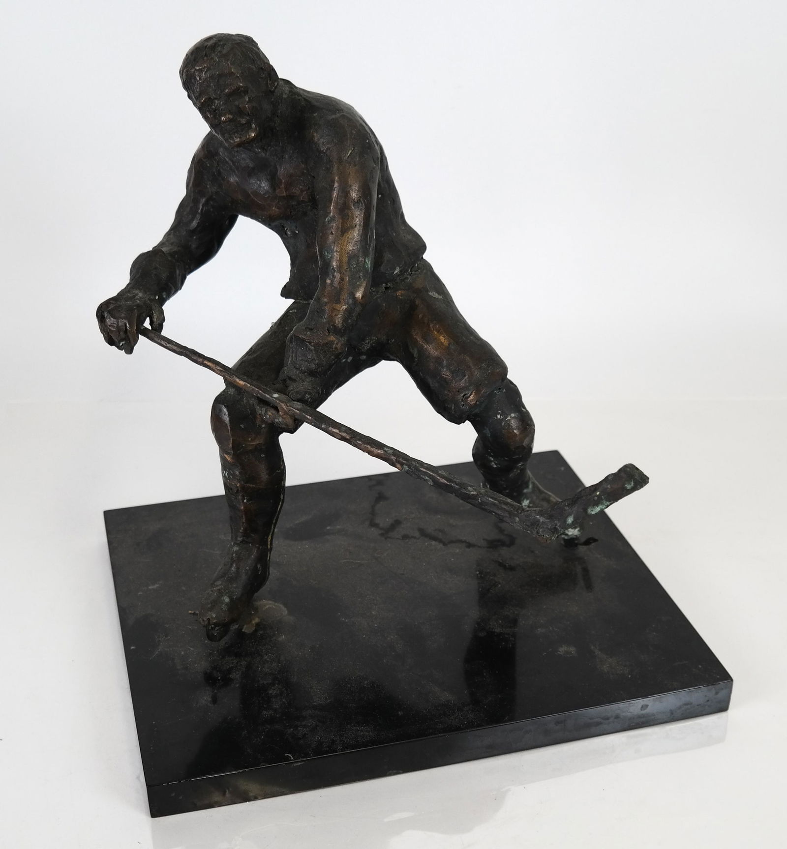 "Hockey Player #11" - Bronze Sculpture (1 of 6)