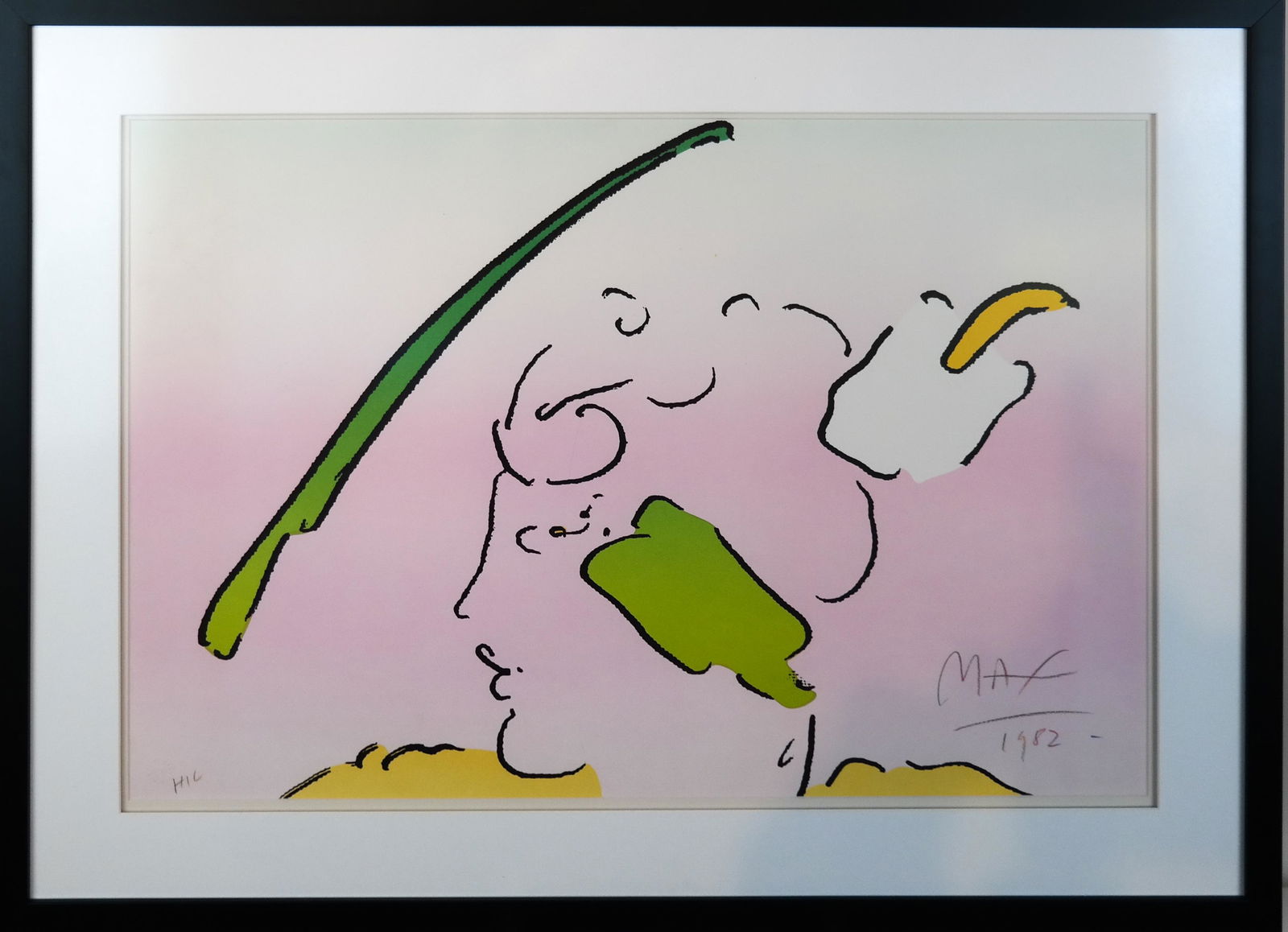 Peter MAX:  "In Horizon", 1982 - Lithograph (1 of 6)