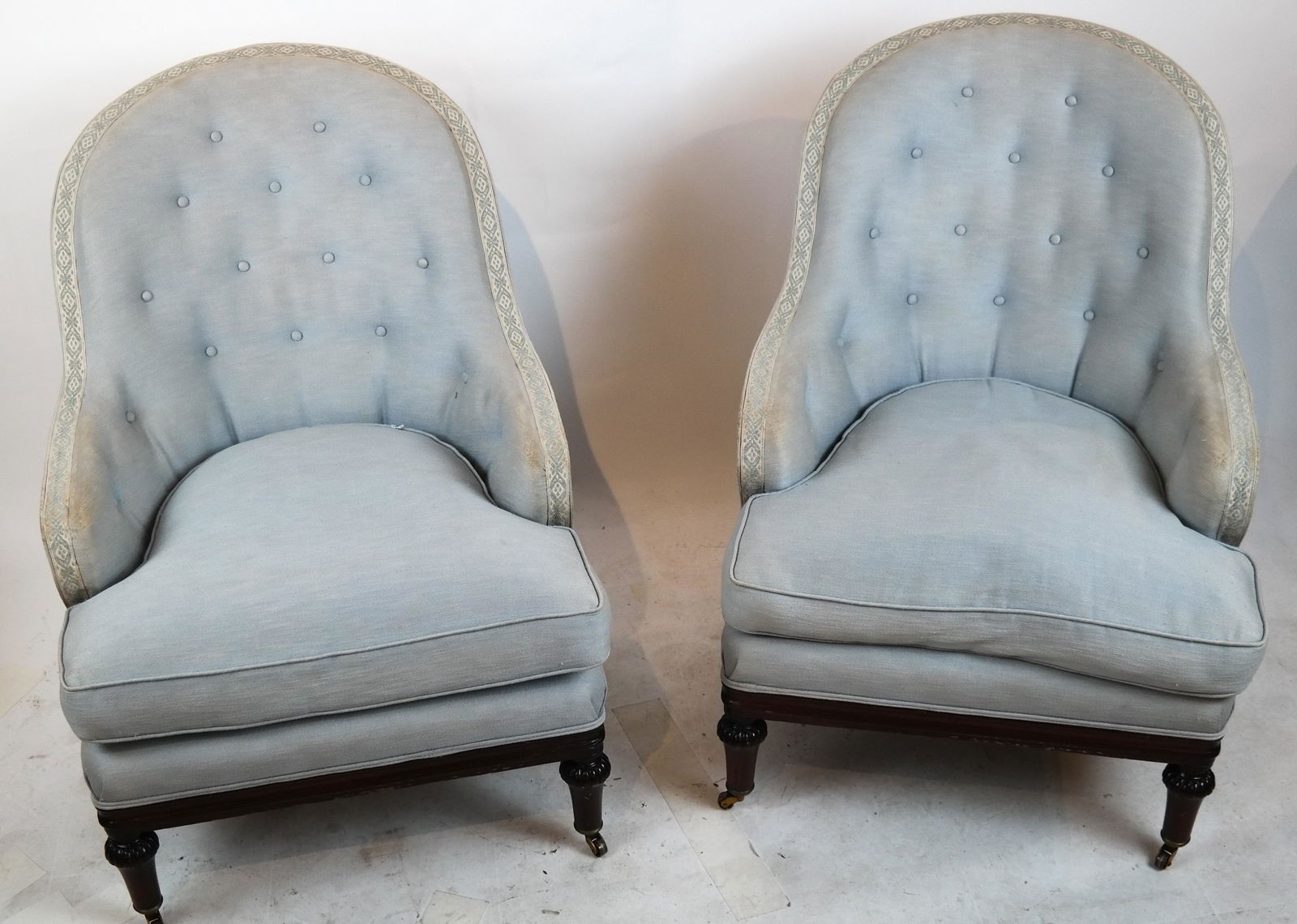 Pair of Regency-Style Club Chairs (1 of 5)