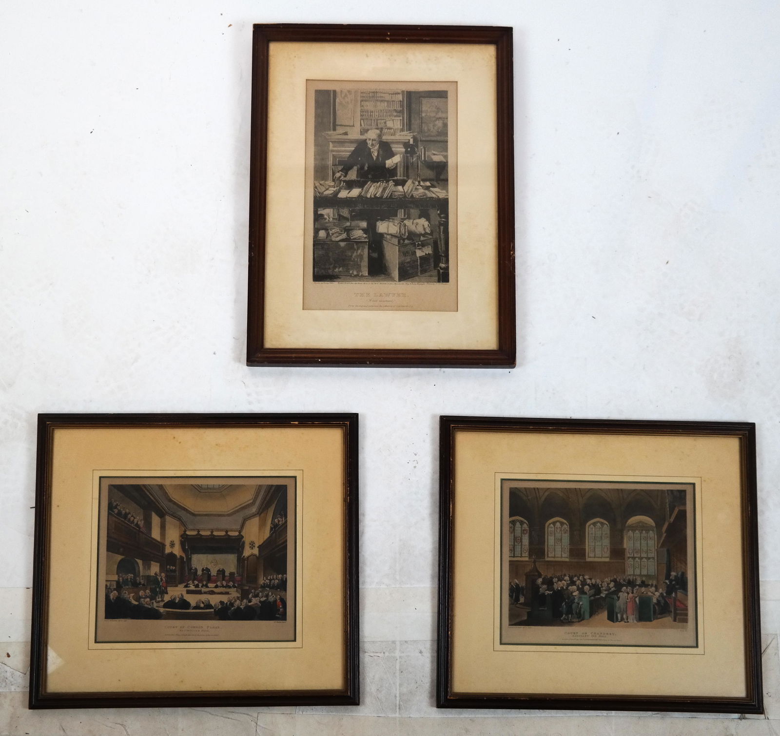 Court Rooms, Lawyers: Two Prints & An Etching (1 of 7)