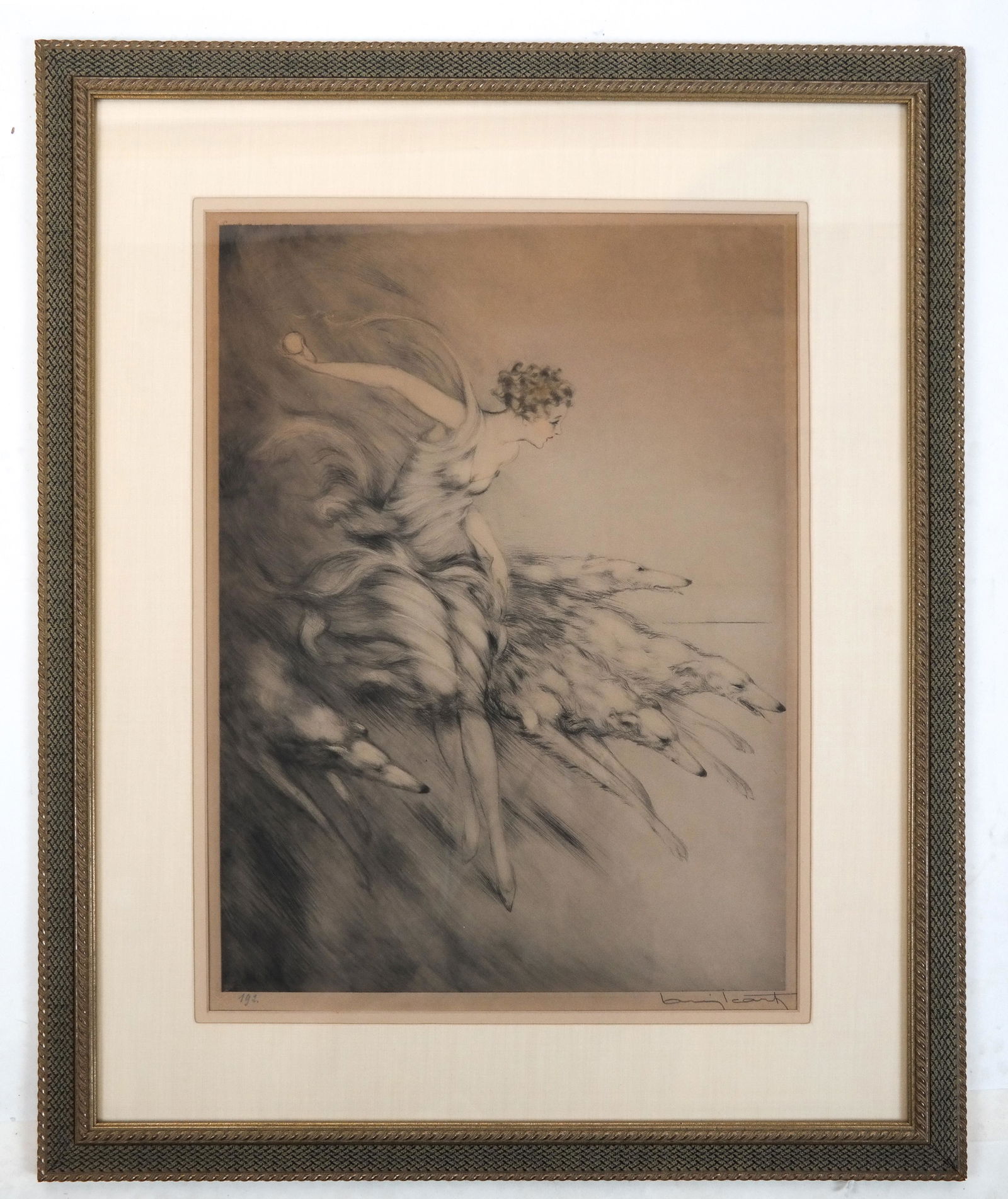 Louis ICART: "Zest" - Etching (1 of 3)