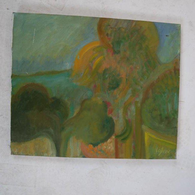 William LYBERIS: Abstract - Oil on Canvas (1 of 2)