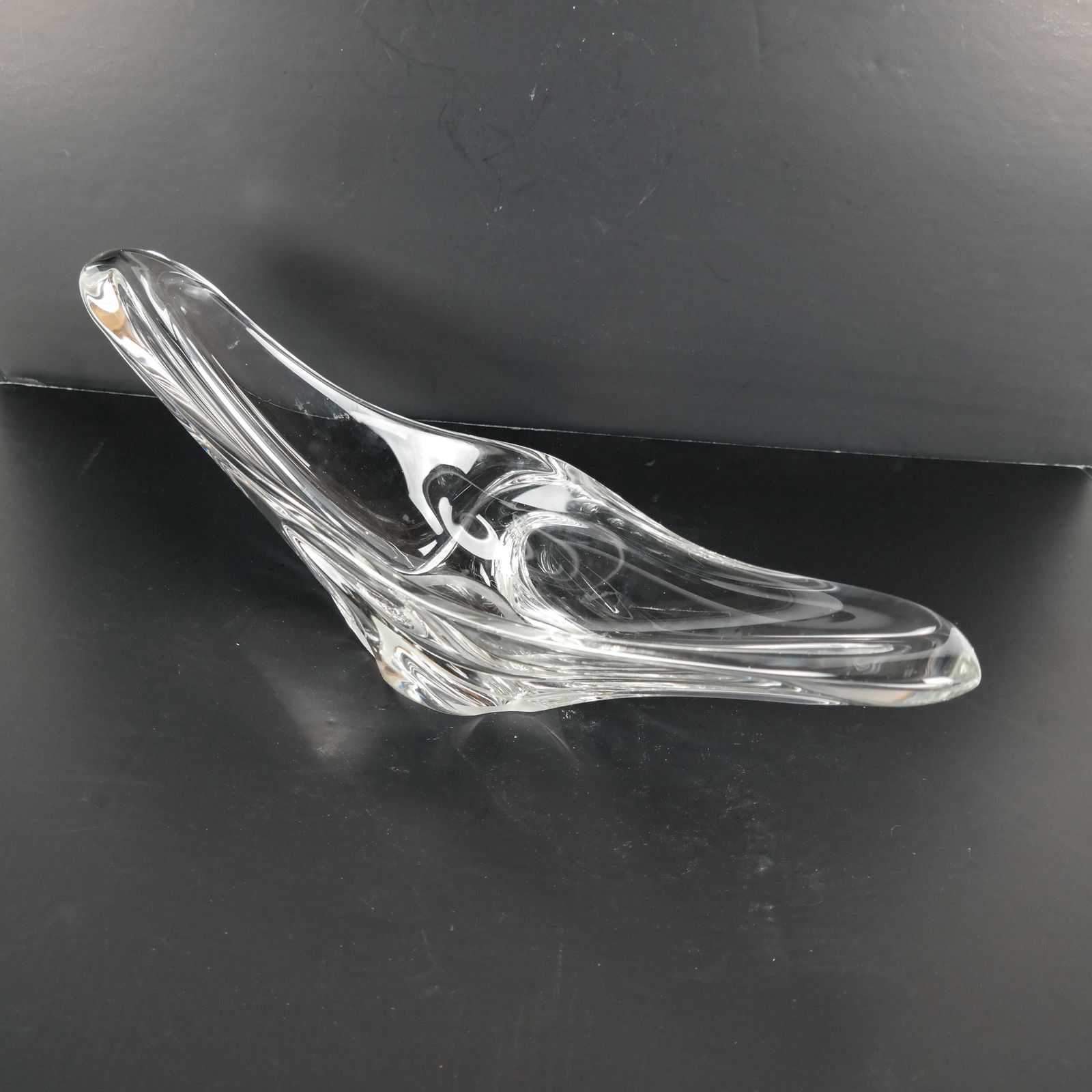 Daum, France Elongated Leaf-Form Dish (1 of 3)