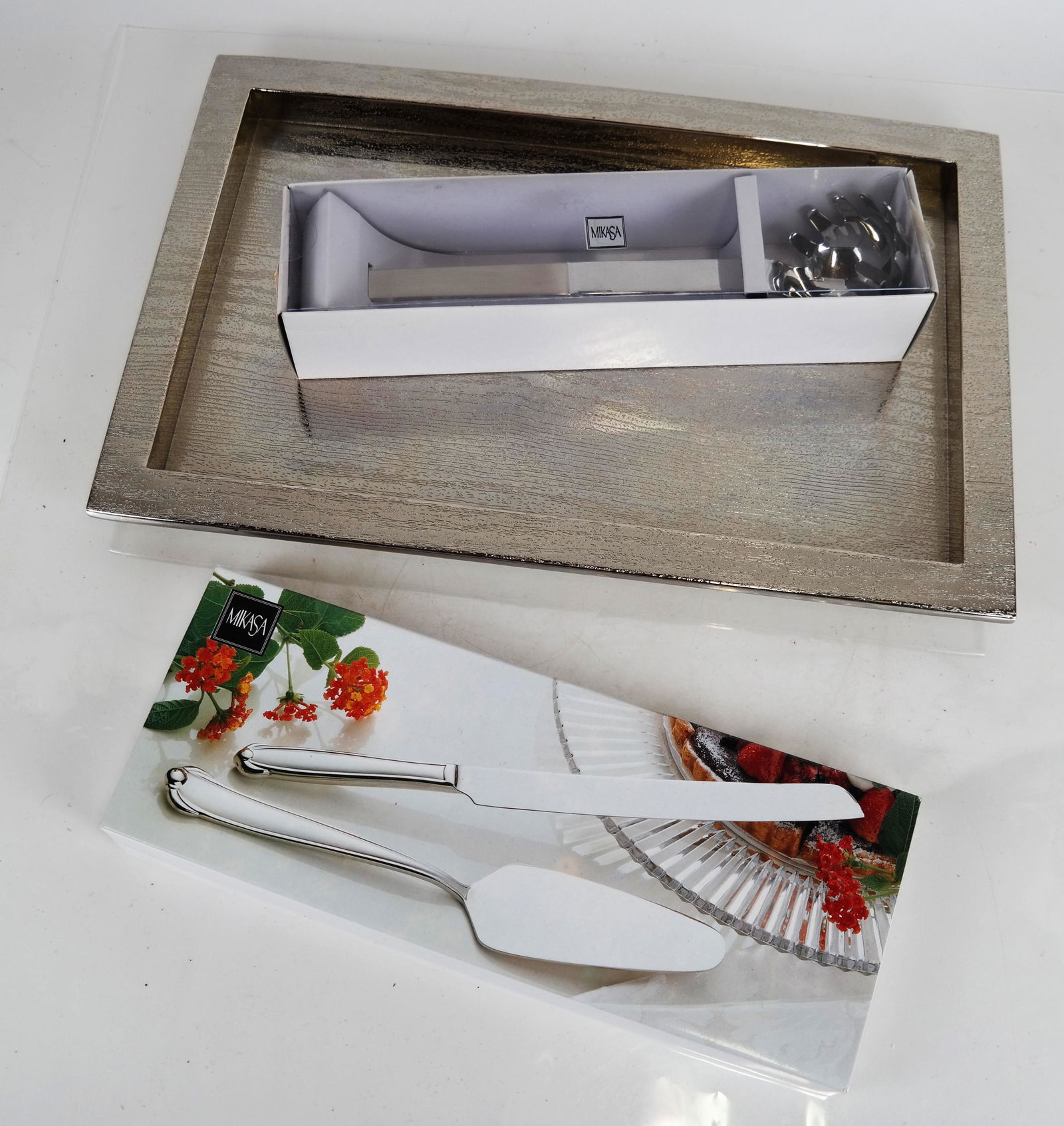 M. Aram for Waterford Tray & Mikasa Serving Pieces (1 of 3)