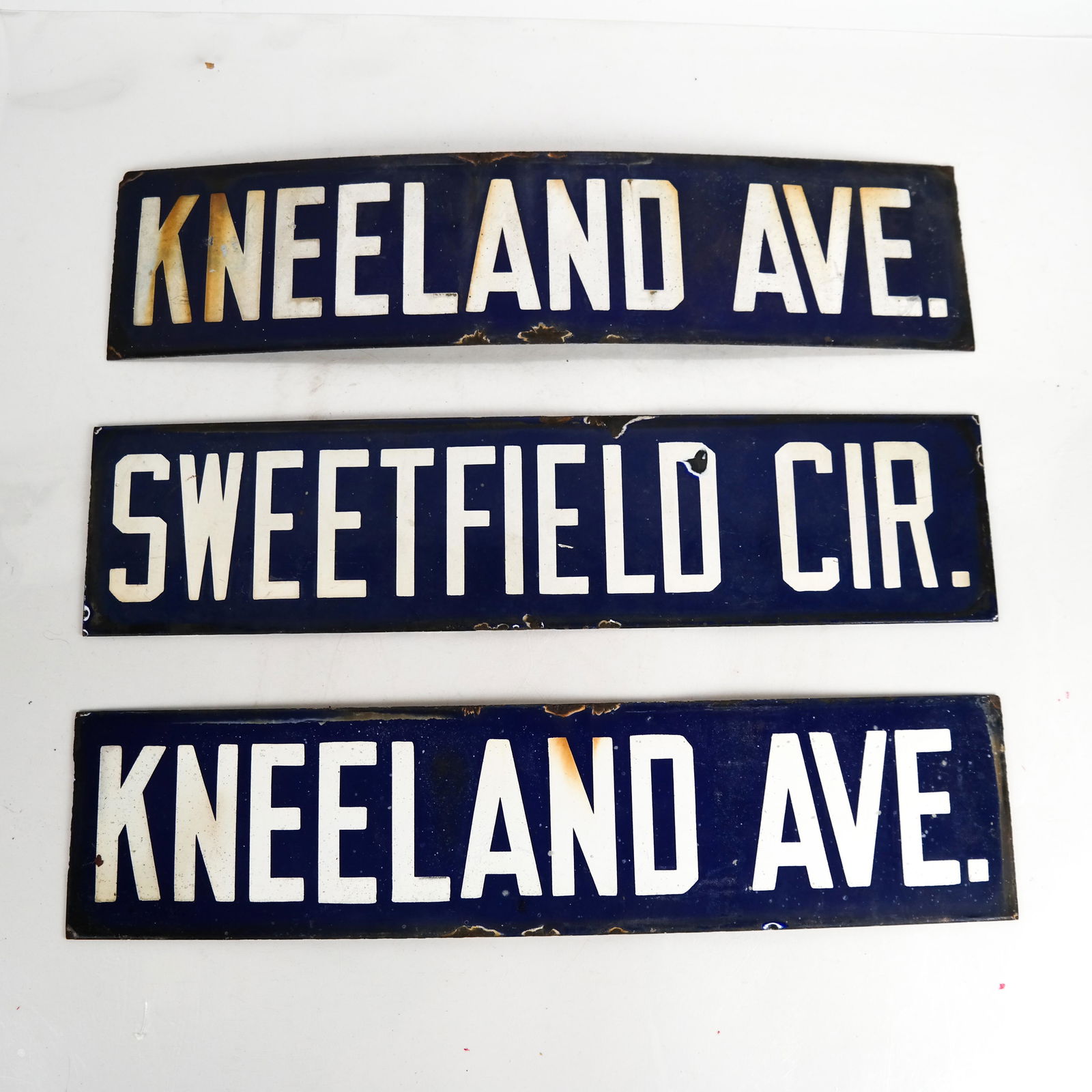 Three Vintage Metal Street Signs (1 of 3)