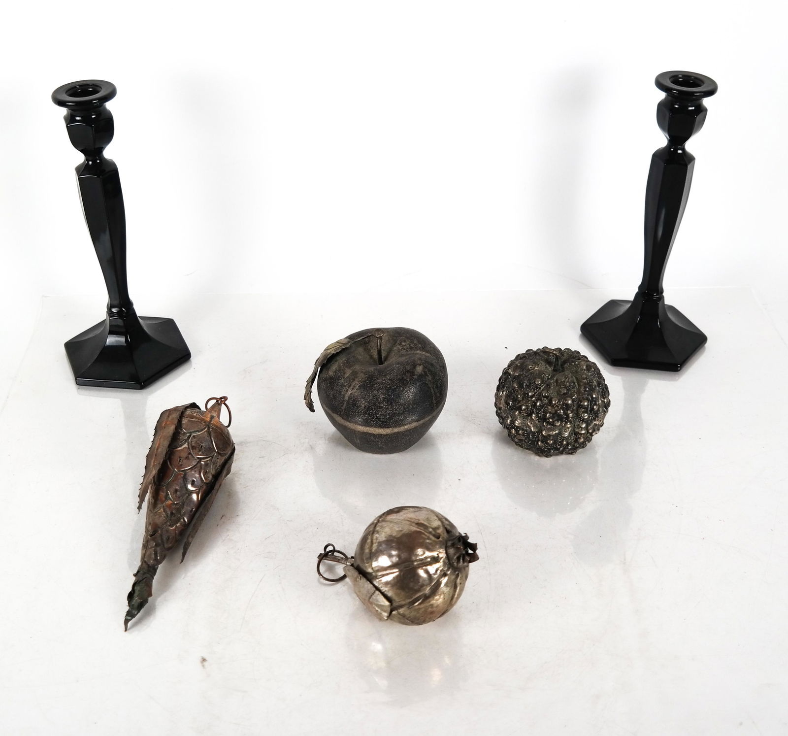 Six Metal and Glass Decorations (1 of 6)