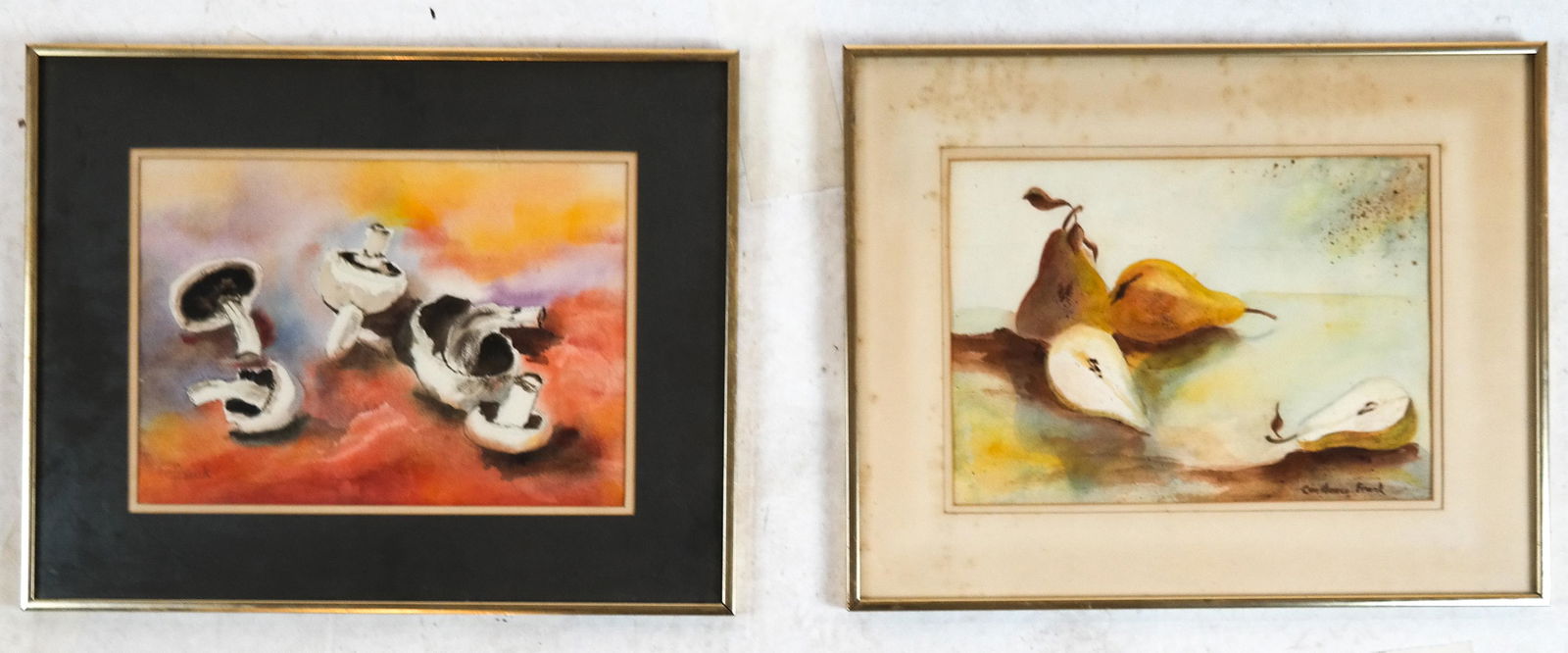 Constance FRANK: Two Still Lifes - W/C (1 of 6)