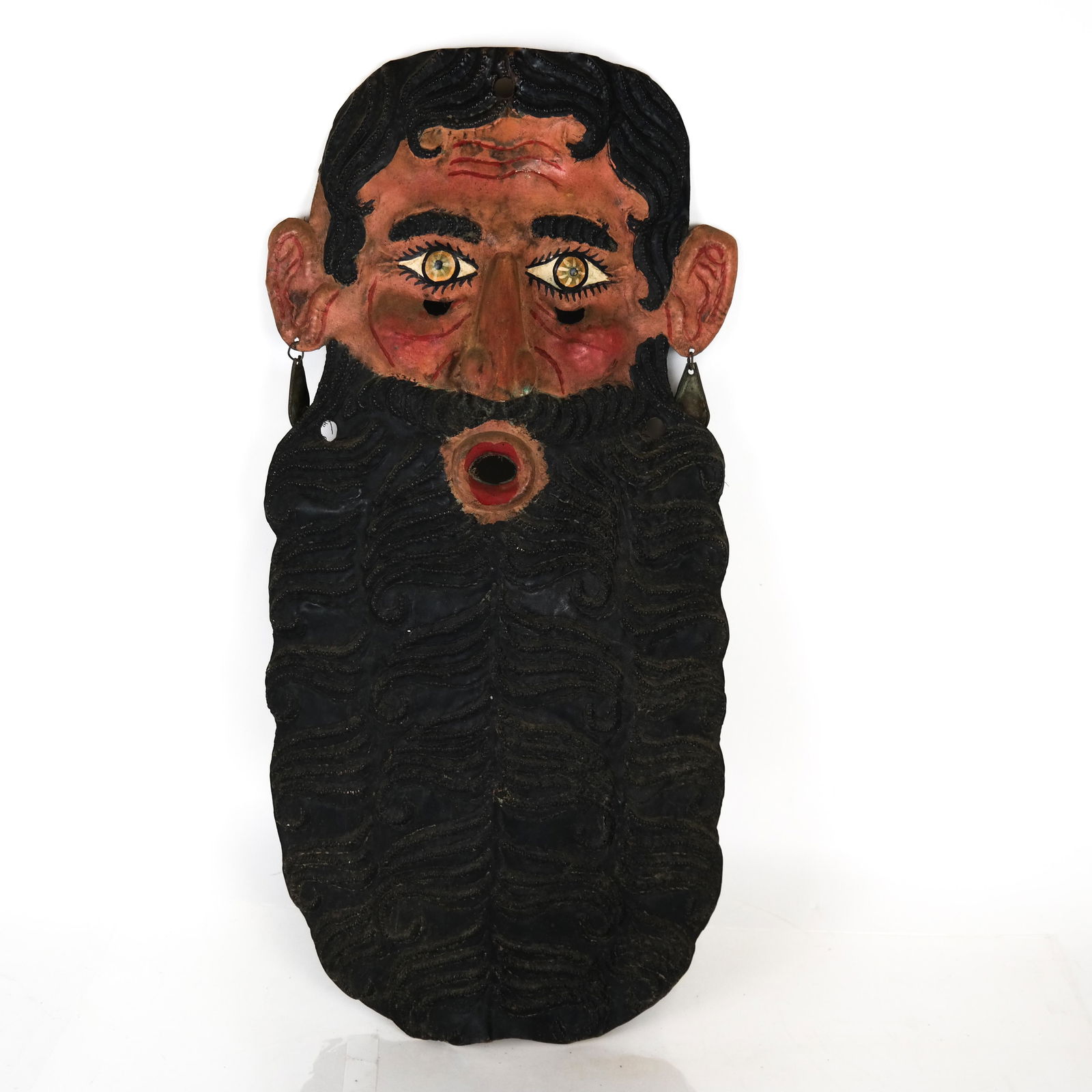 Tin Bearded Man Mask (1 of 5)