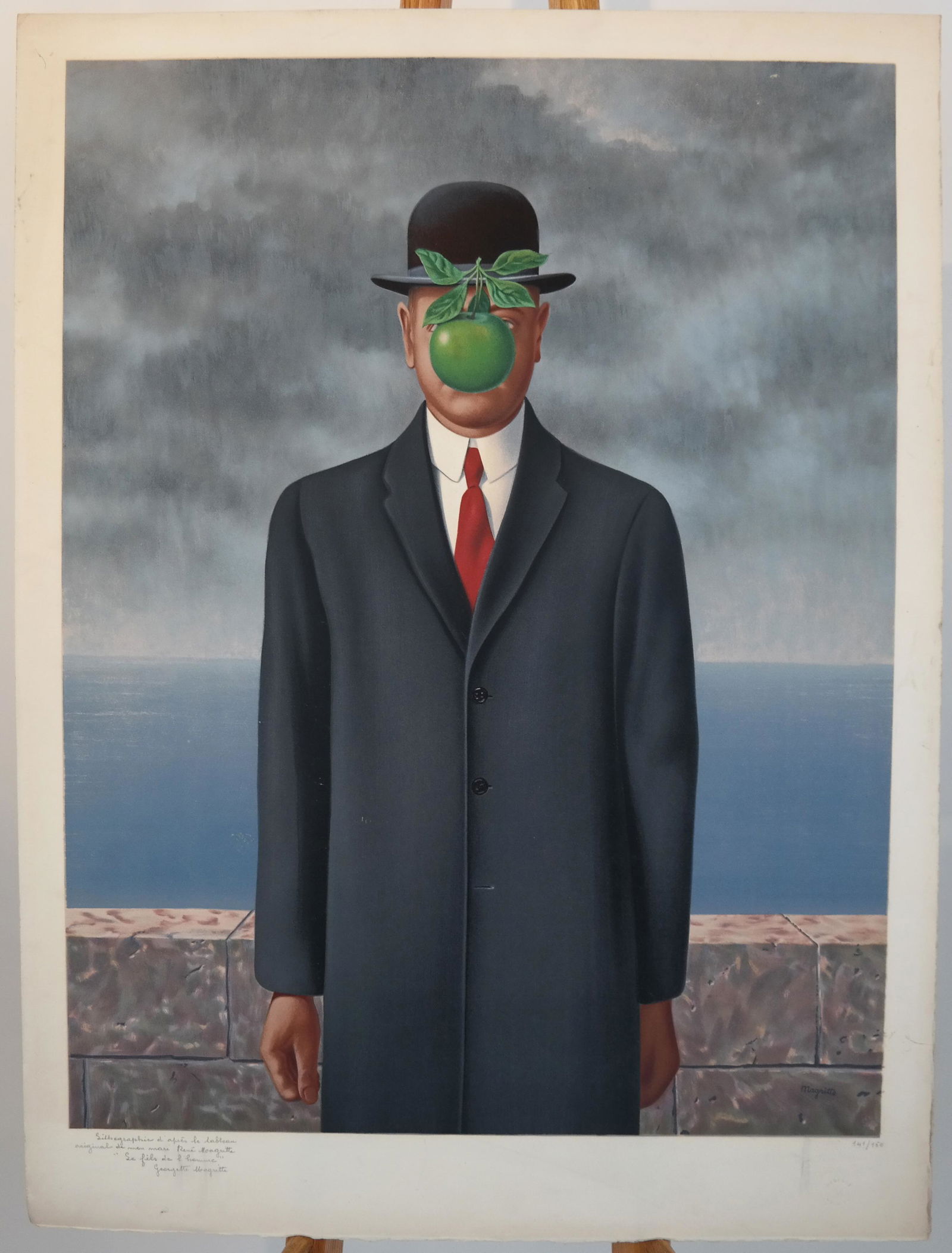 After Rene MAGRITTE: "Le Fils de L (1 of 6)