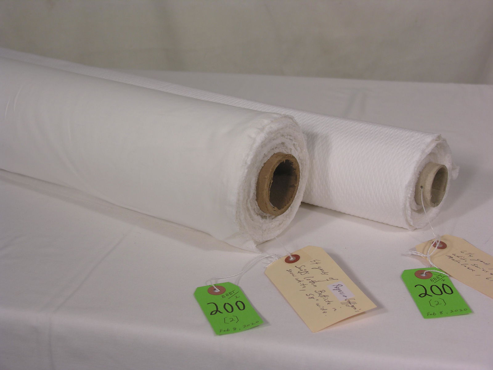Rogers & Goffigon White Cotton Fabrics (1 of 2)