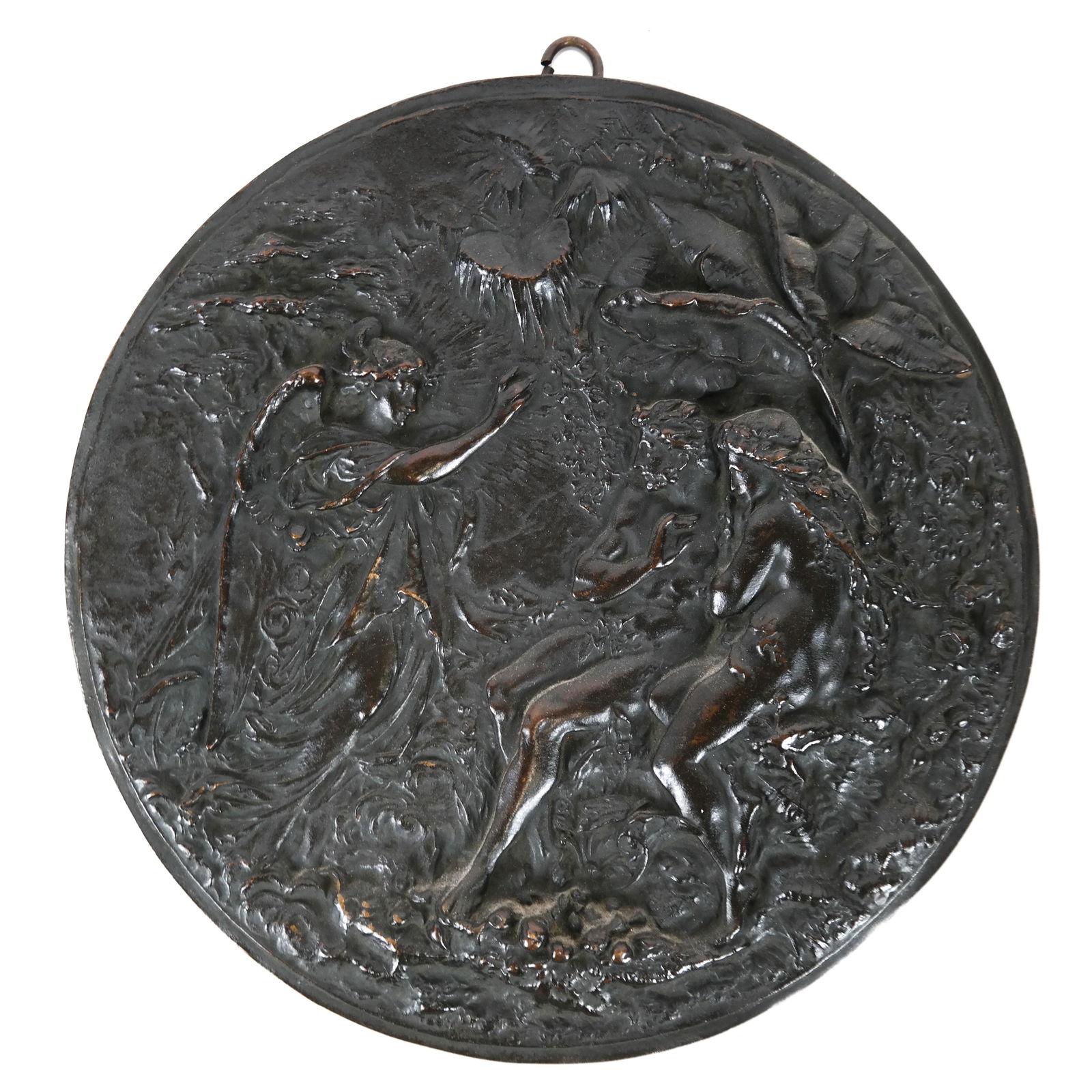 Bronze Biblical Relief Charger (1 of 3)