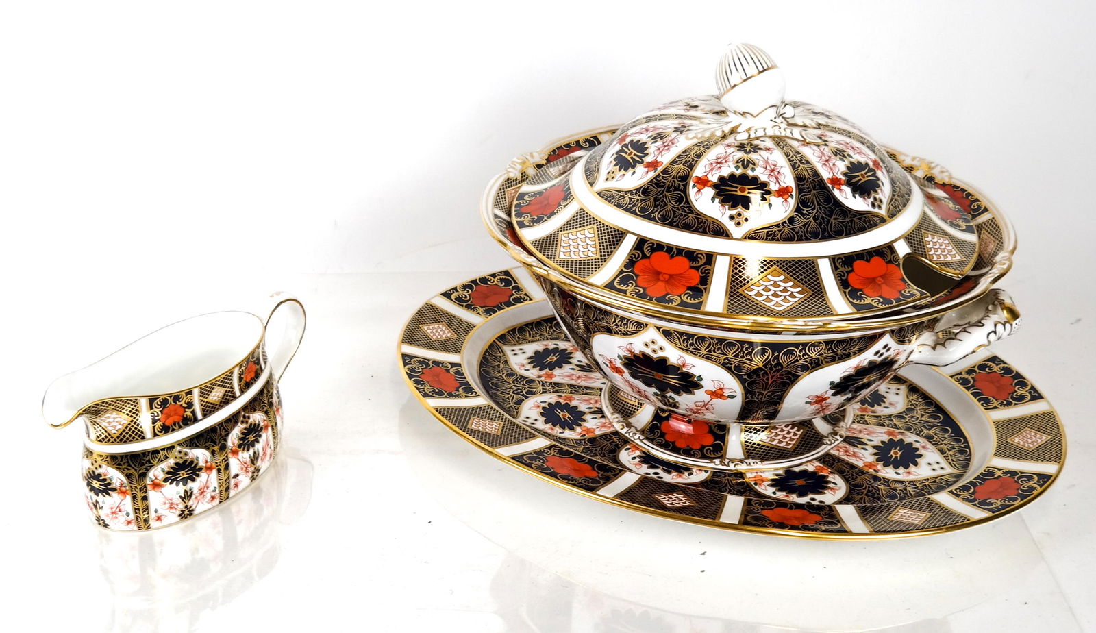 Three Pcs. Royal Crown Derby Porcelain (1 of 11)