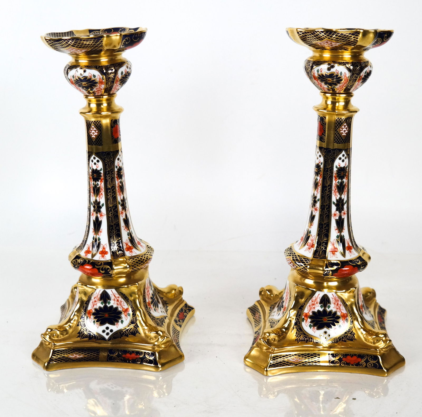 Royal Crown Derby Candlesticks (1 of 6)