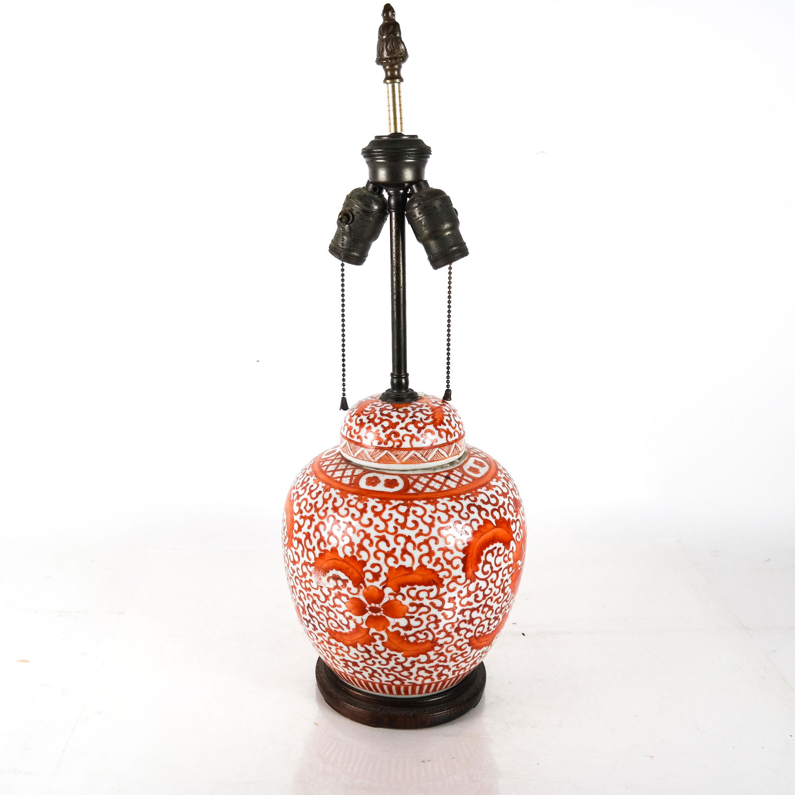 19th C. Chinese Ginger Jar as Lamp (1 of 9)