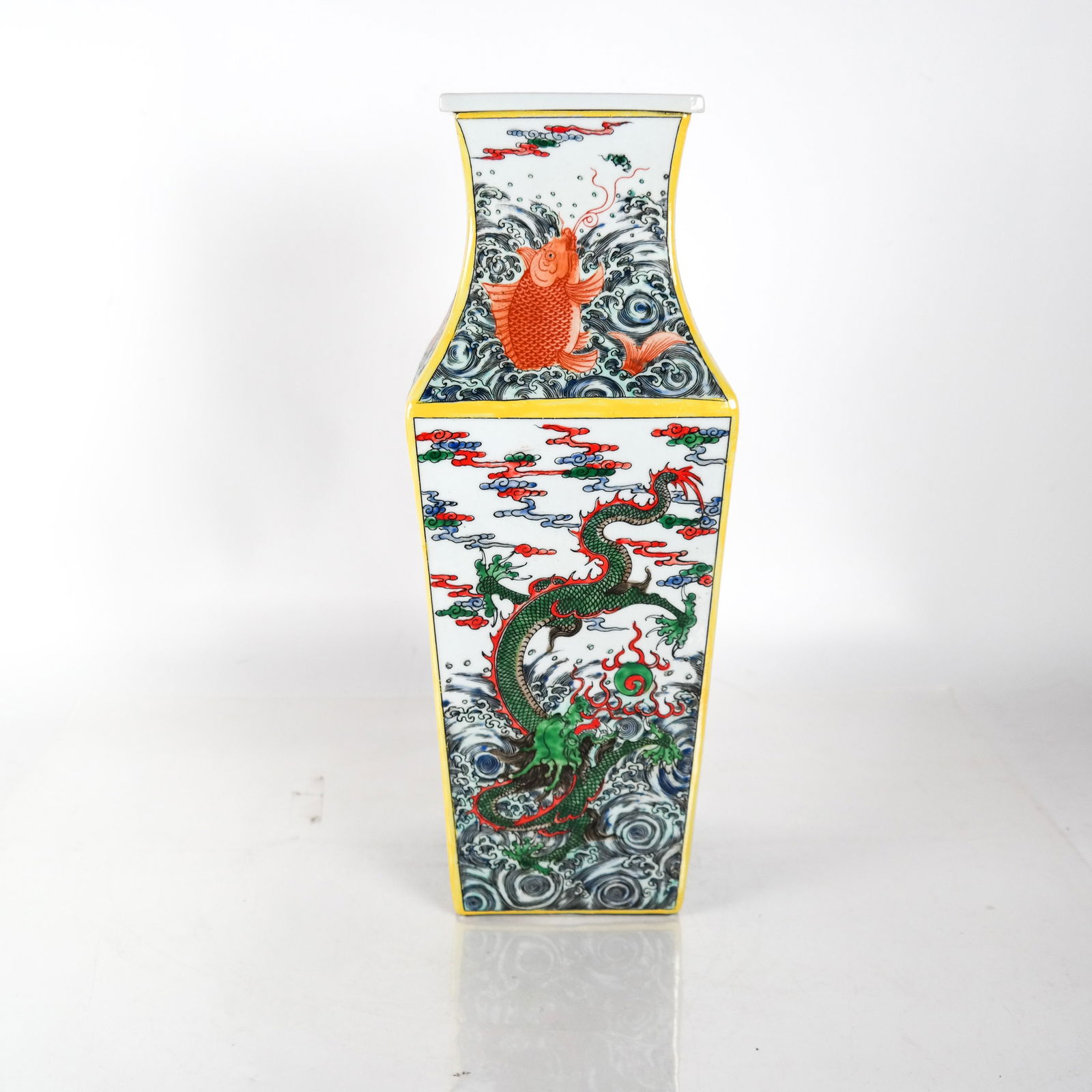 Chinese Polychrome Decorated Vase (1 of 6)