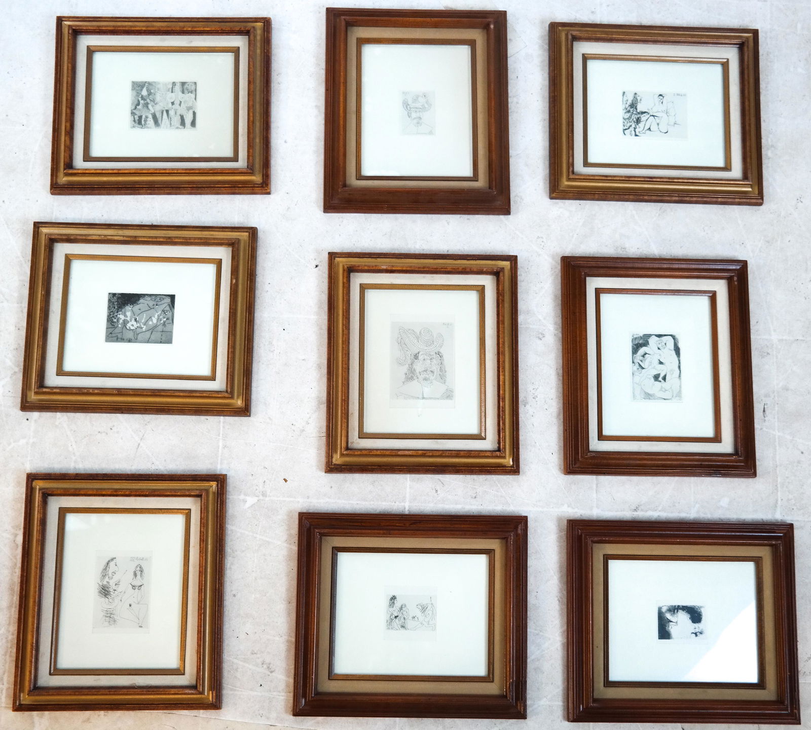 9 Framed Picasso Prints (1 of 12)