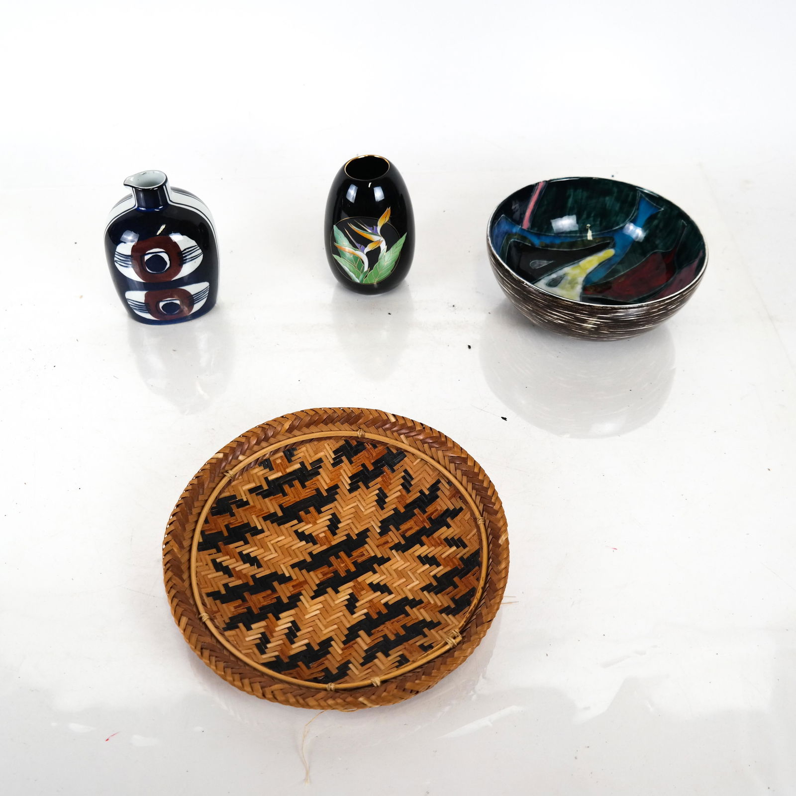 Danish Porcelain Group, and an American Basket (1 of 7)