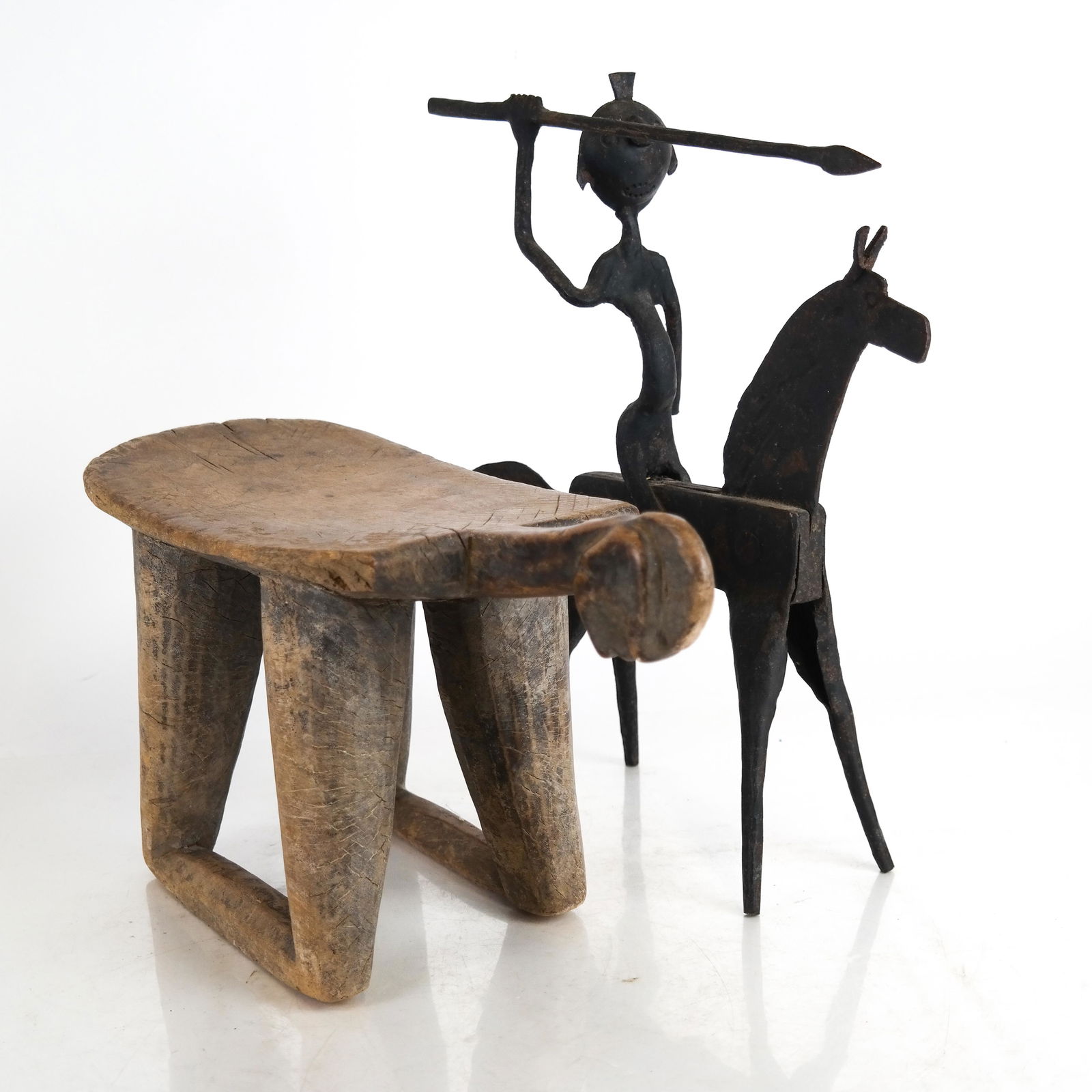 Two Tribal Items: Seat & Horse (1 of 11)
