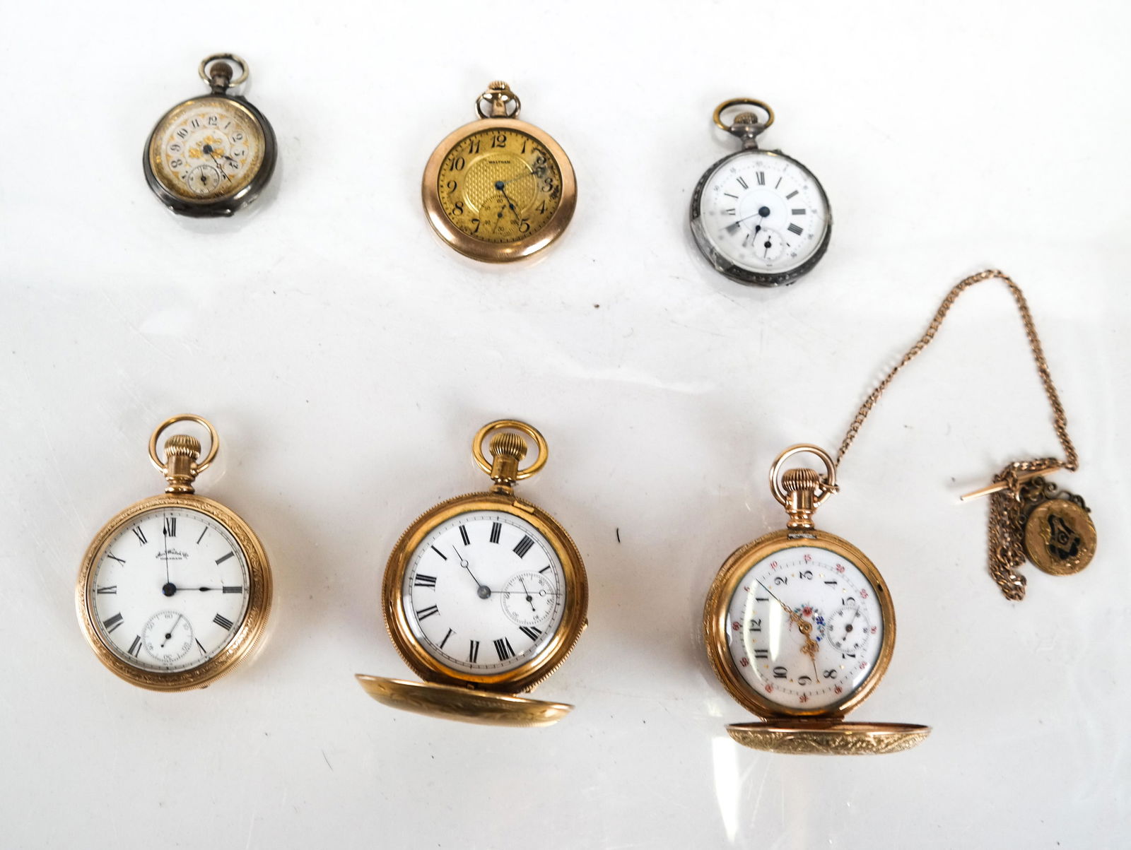 Lot of Six Pocket / Stop Watches (1 of 12)