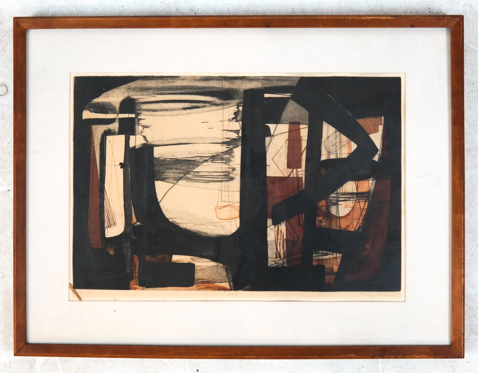 Terry HAASS: "Inferno" - Etching/Engraving (1 of 4)