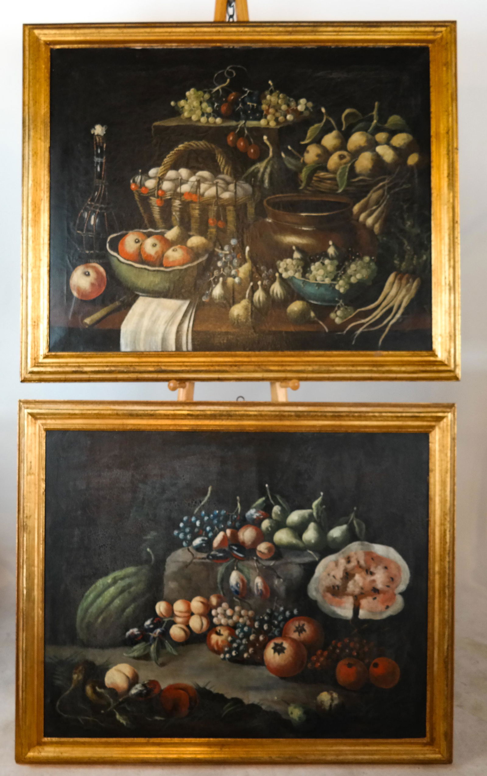 Pair of Italian Still Lifes - Oils on Canvas (1 of 8)