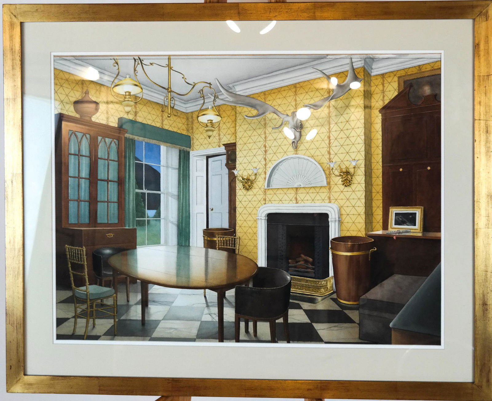 Lady Gigi BOYLE: Interior Room - Watercolor (1 of 10)
