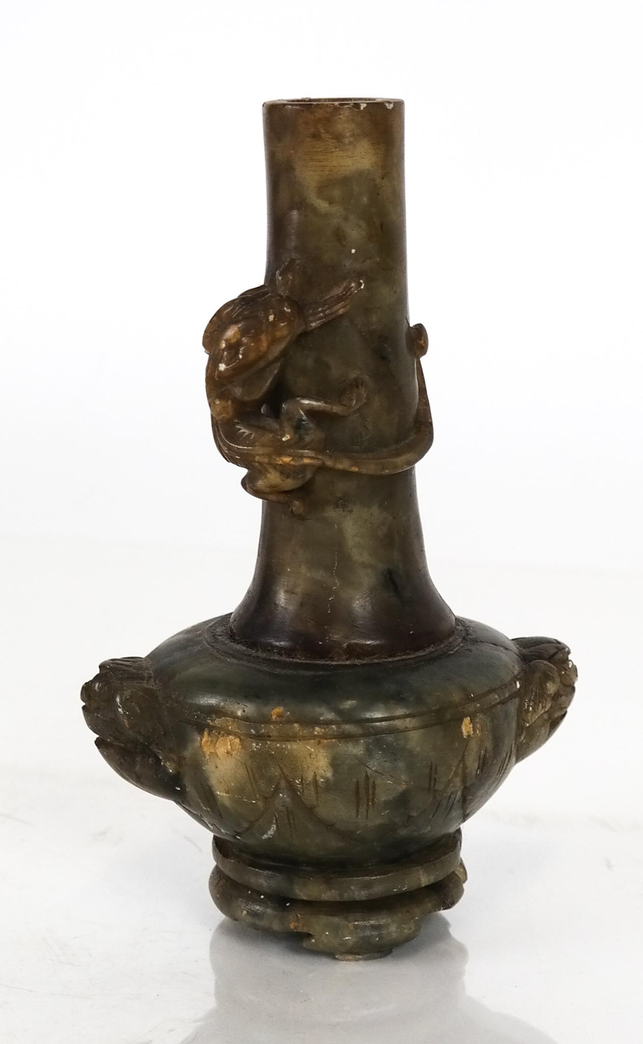 Chinese Carved Hardstone Vase (1 of 7)