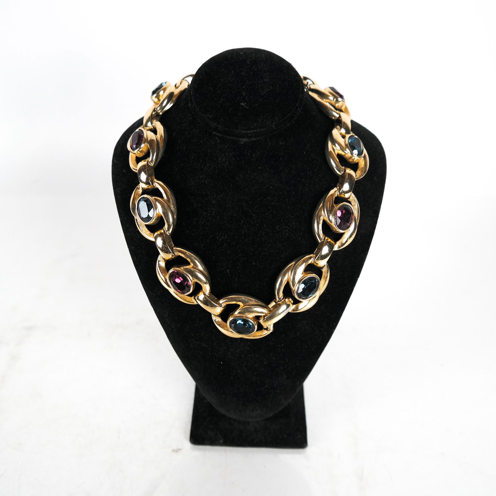 CHR. DIOR Necklace w/ Medallions Stamped on Clasp (1 of 8)