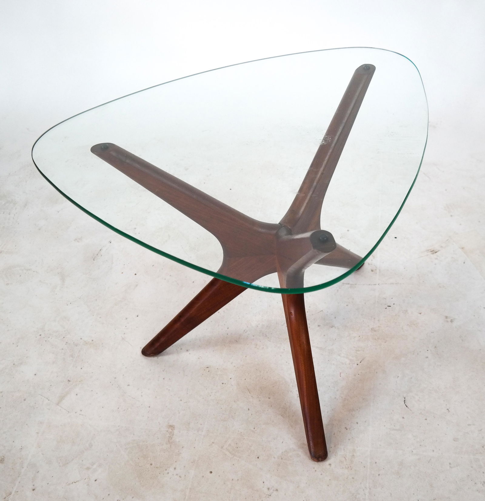 Adrian PEARSALL: "Guitar Pick" Glass Top Table (1 of 5)