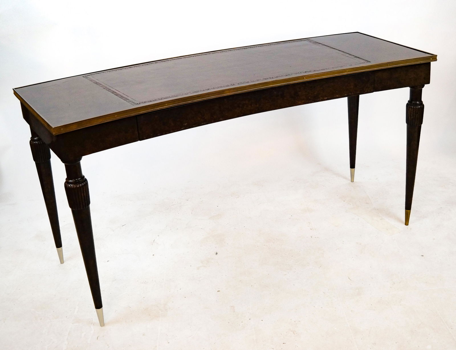 French Concave Burled Desk (1 of 8)