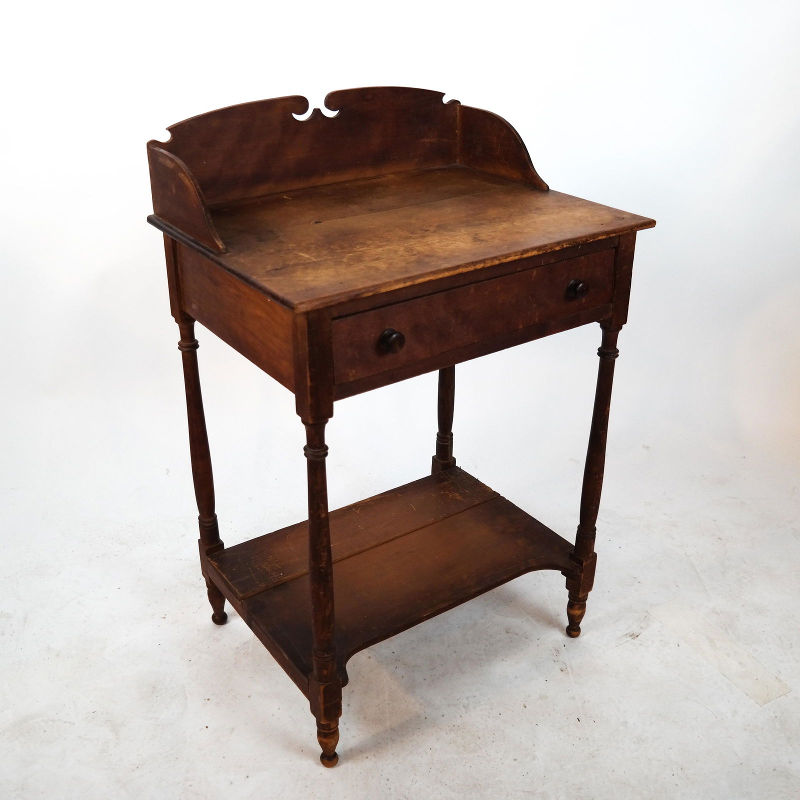 Antique Oak One-Drawer Wash Stand (1 of 3)