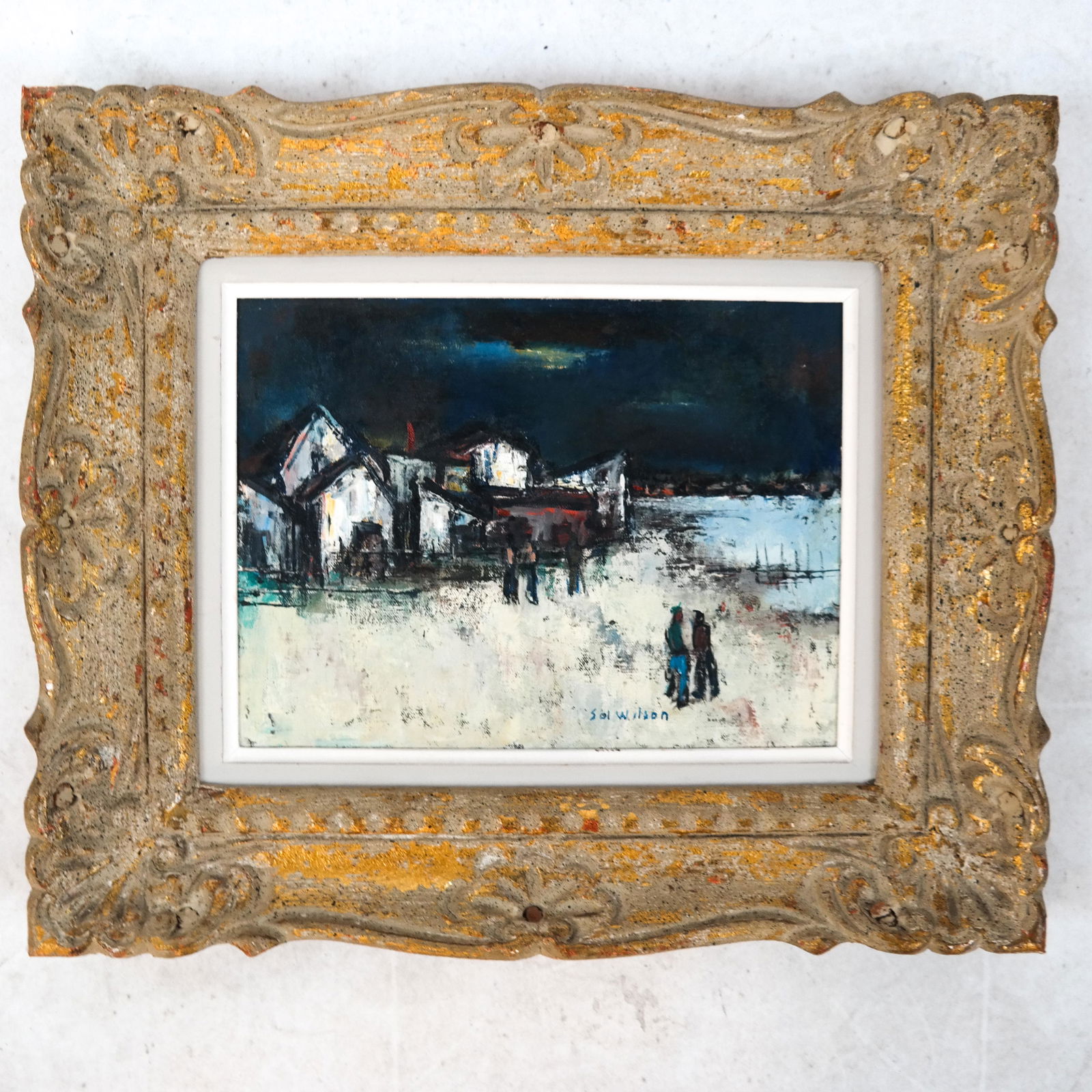 Sol WILSON: Figures by Water - Oil on Canvas (1 of 5)