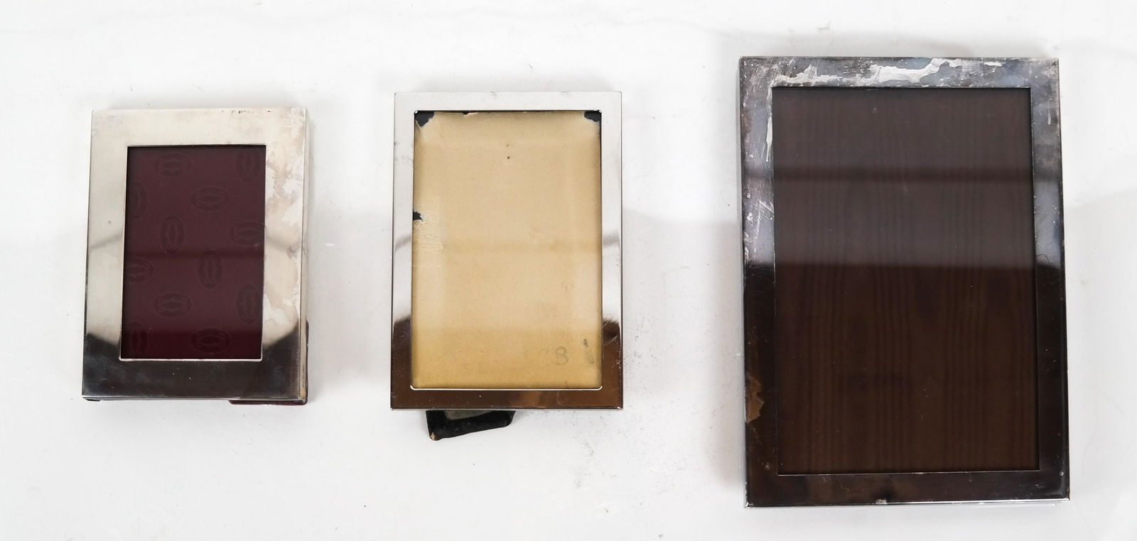 Group of 3 Silver and Silver Plate Frames (1 of 7)