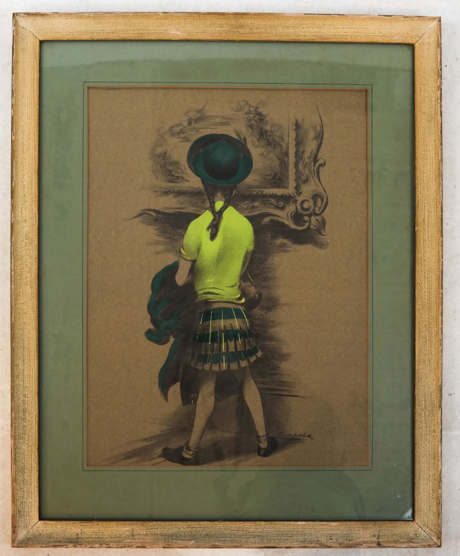 Lawrence BEALL SMITH: Girl in Museum - Lithograph (1 of 4)
