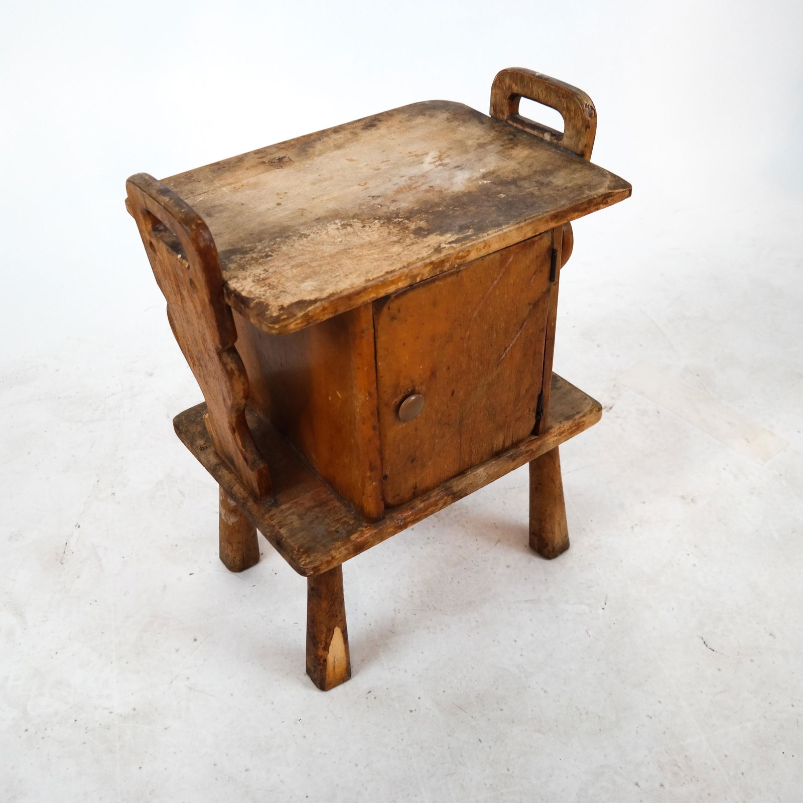 Rustic Antique Pine Cupboard/Stand (1 of 7)