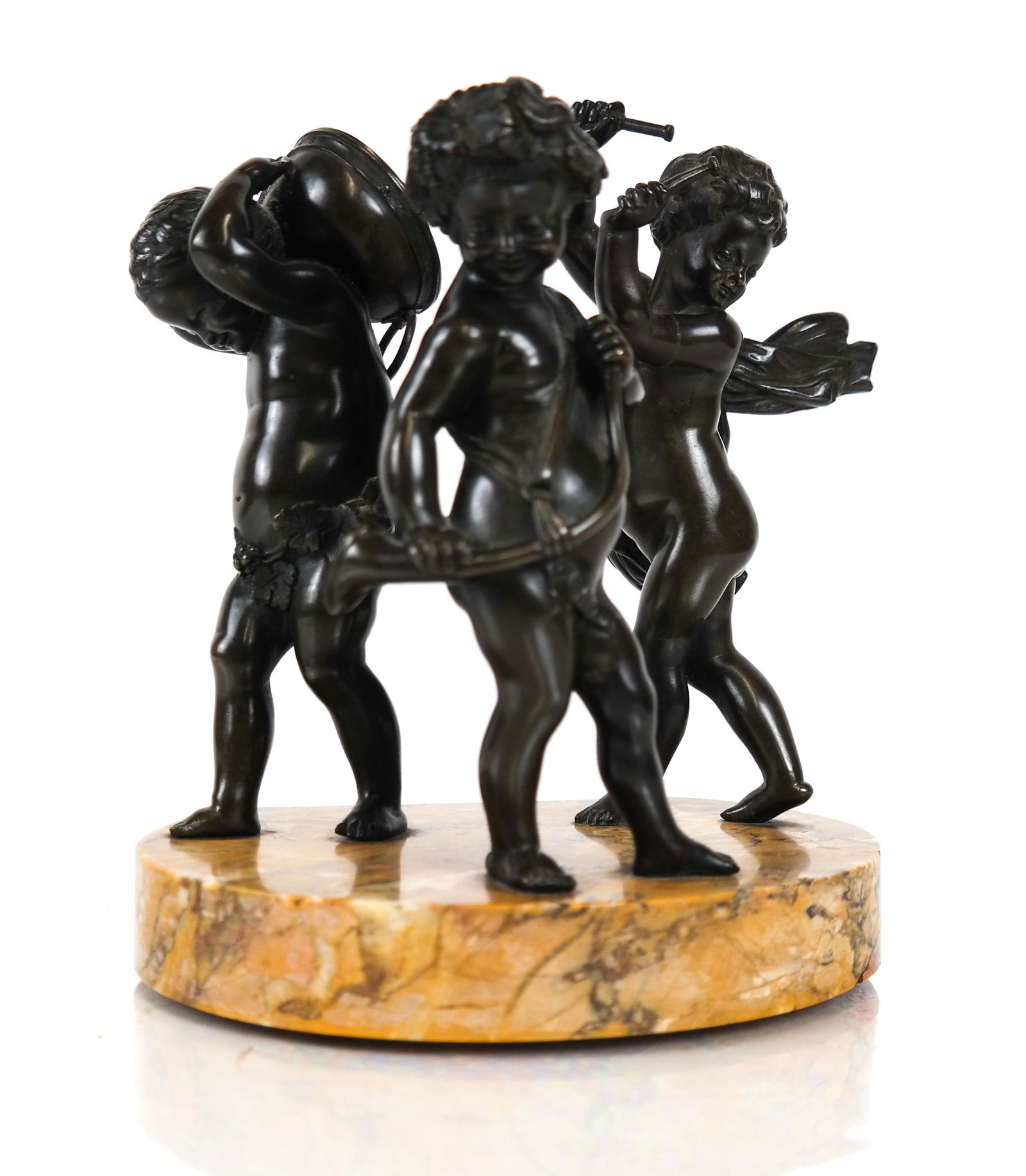 Bronze Cupid Band 1880s, French (1 of 6)