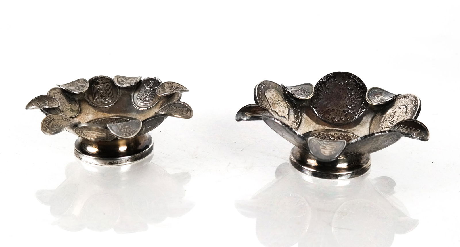 Two Coin Silver Ashtrays (1 of 7)