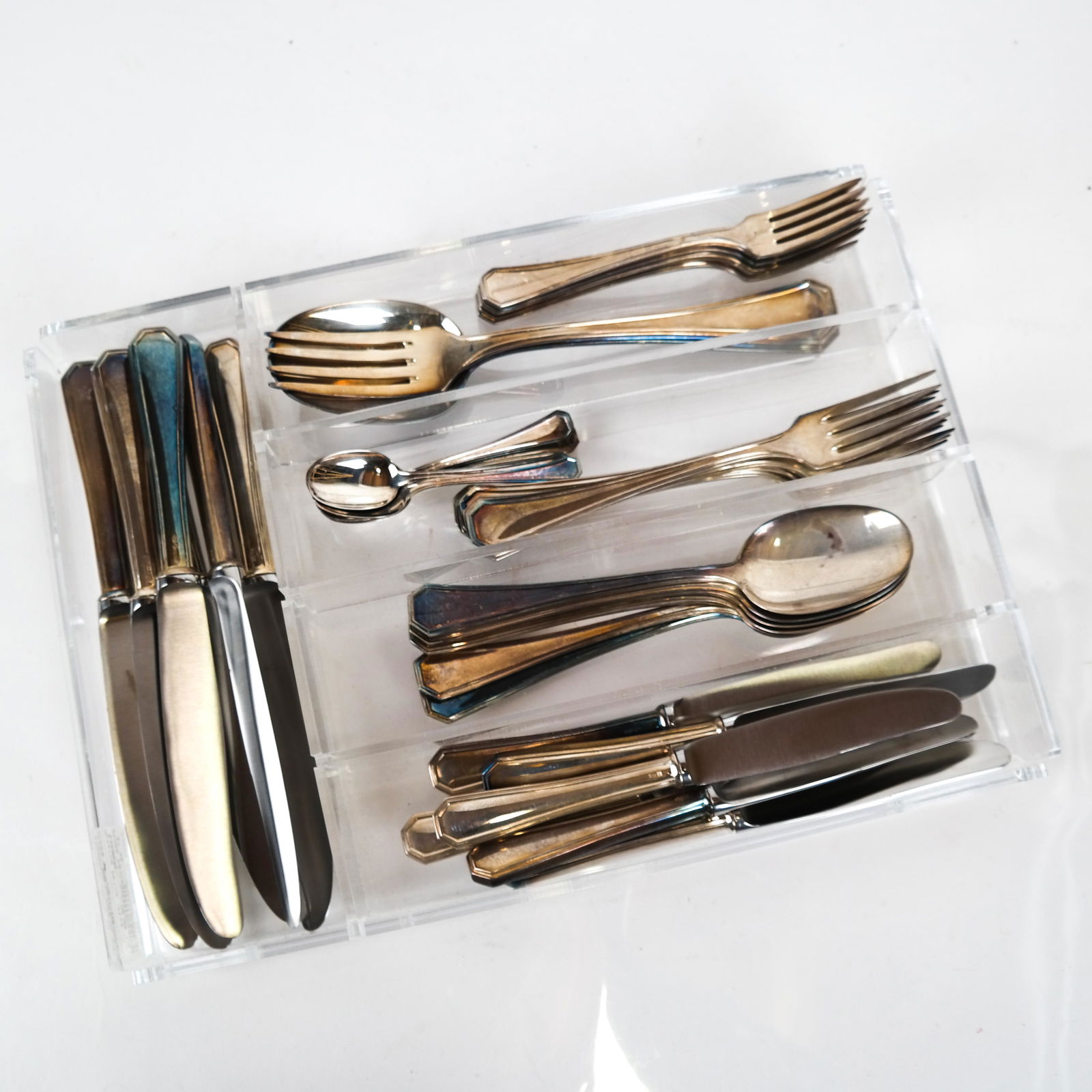 .800 Silver Flatware, Simple Design (1 of 5)